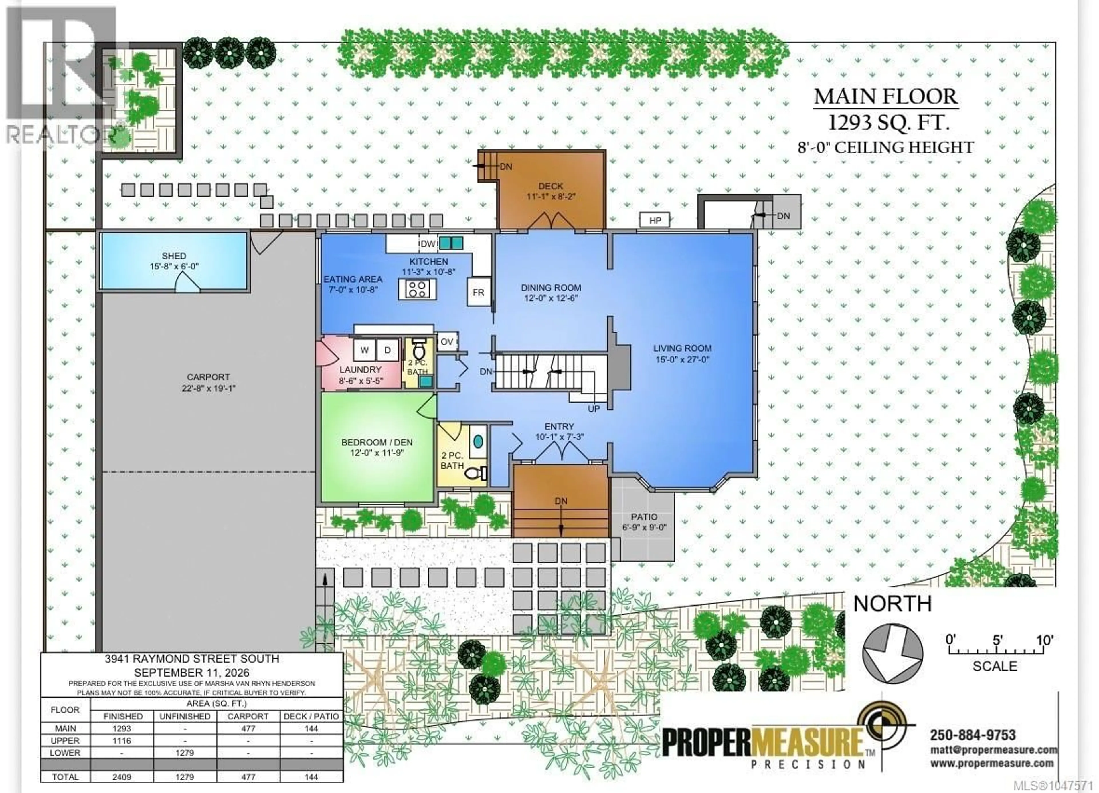 Floor plan for 3941 RAYMOND STREET SOUTH, Saanich British Columbia V8Z4K7