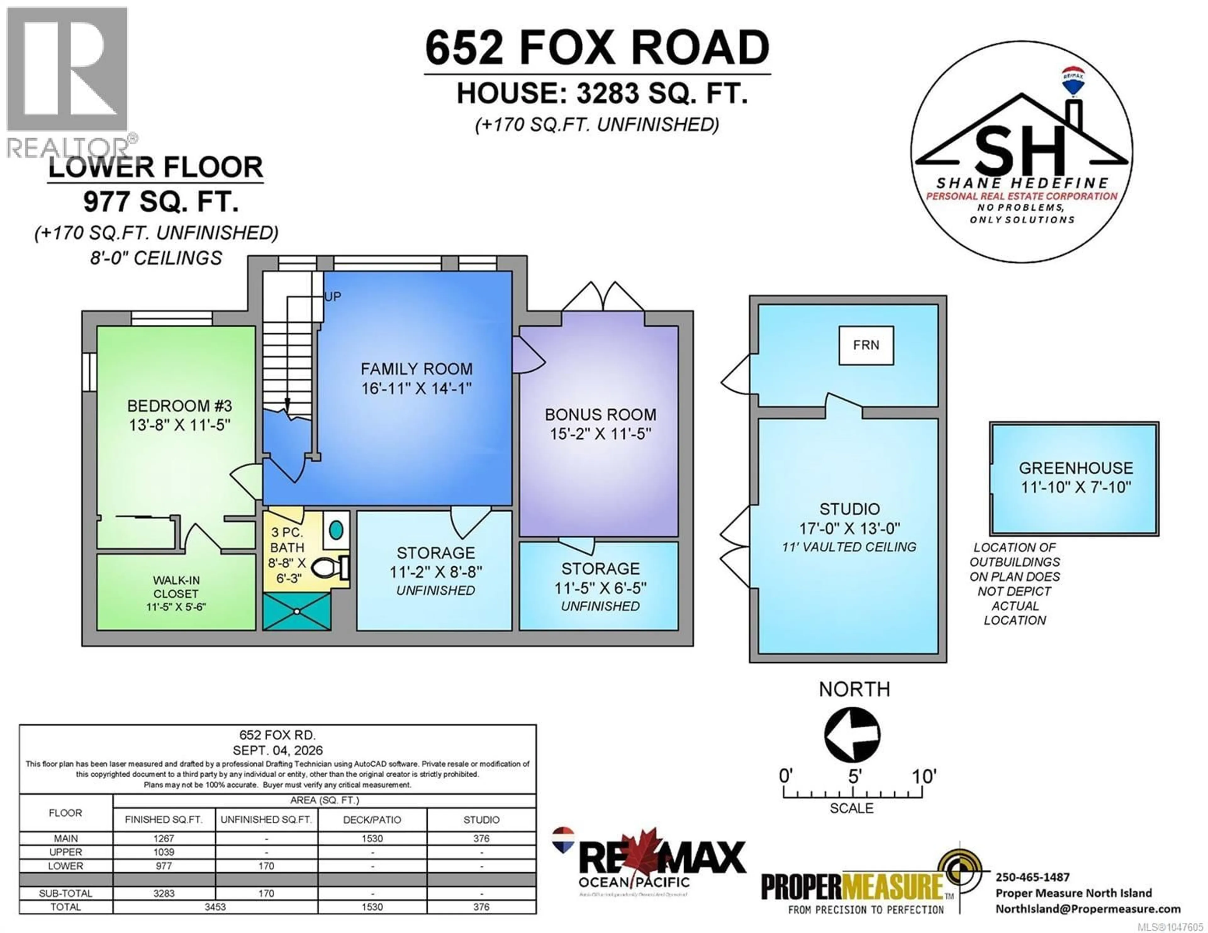 Floor plan for 652 FOX ROAD, Quadra Island British Columbia V0P1N0
