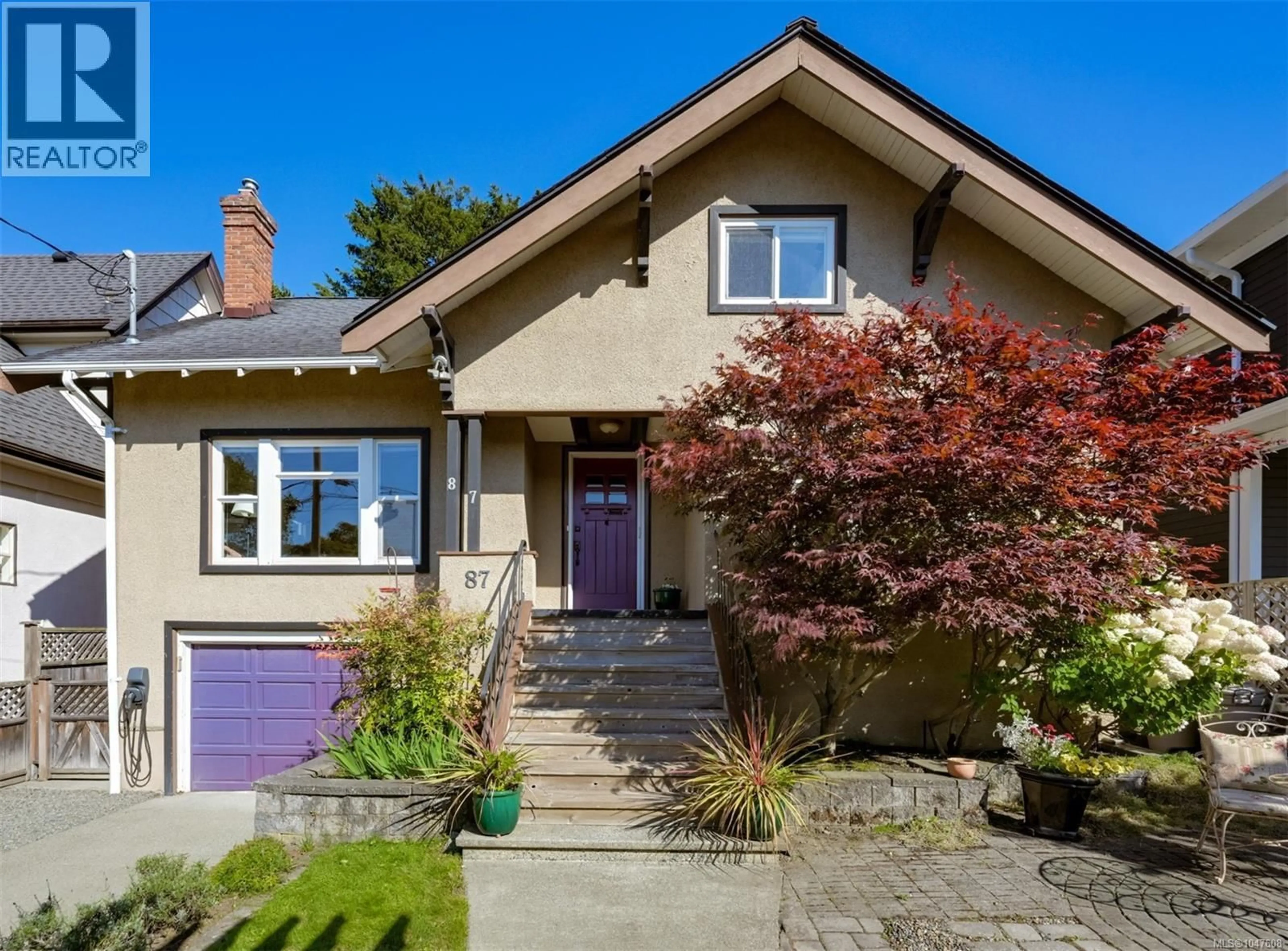 Home with brick exterior material, street for 87 CAMBRIDGE STREET, Victoria British Columbia V9A5K9
