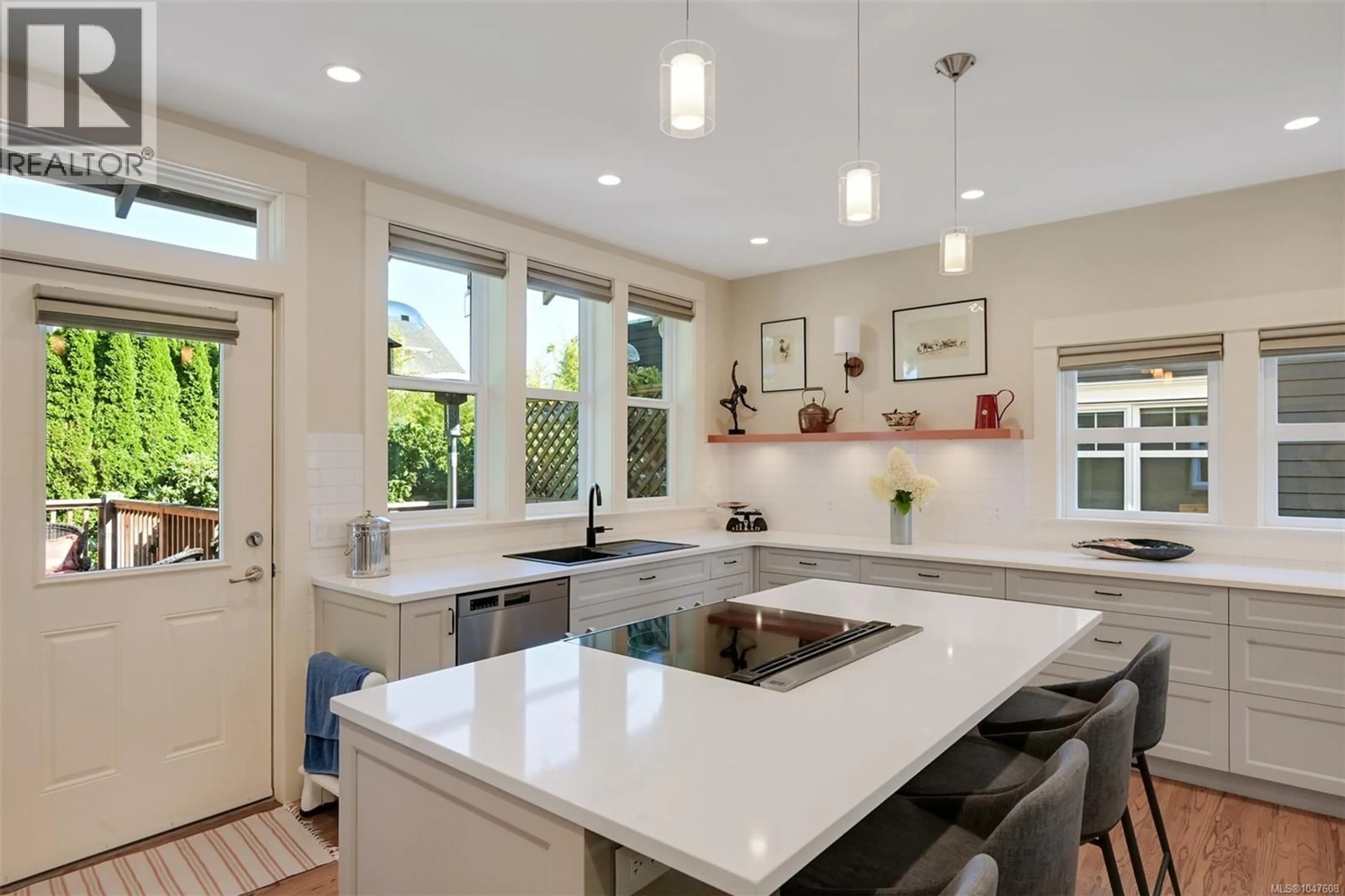 Contemporary kitchen, ceramic/tile floor for 87 CAMBRIDGE STREET, Victoria British Columbia V9A5K9