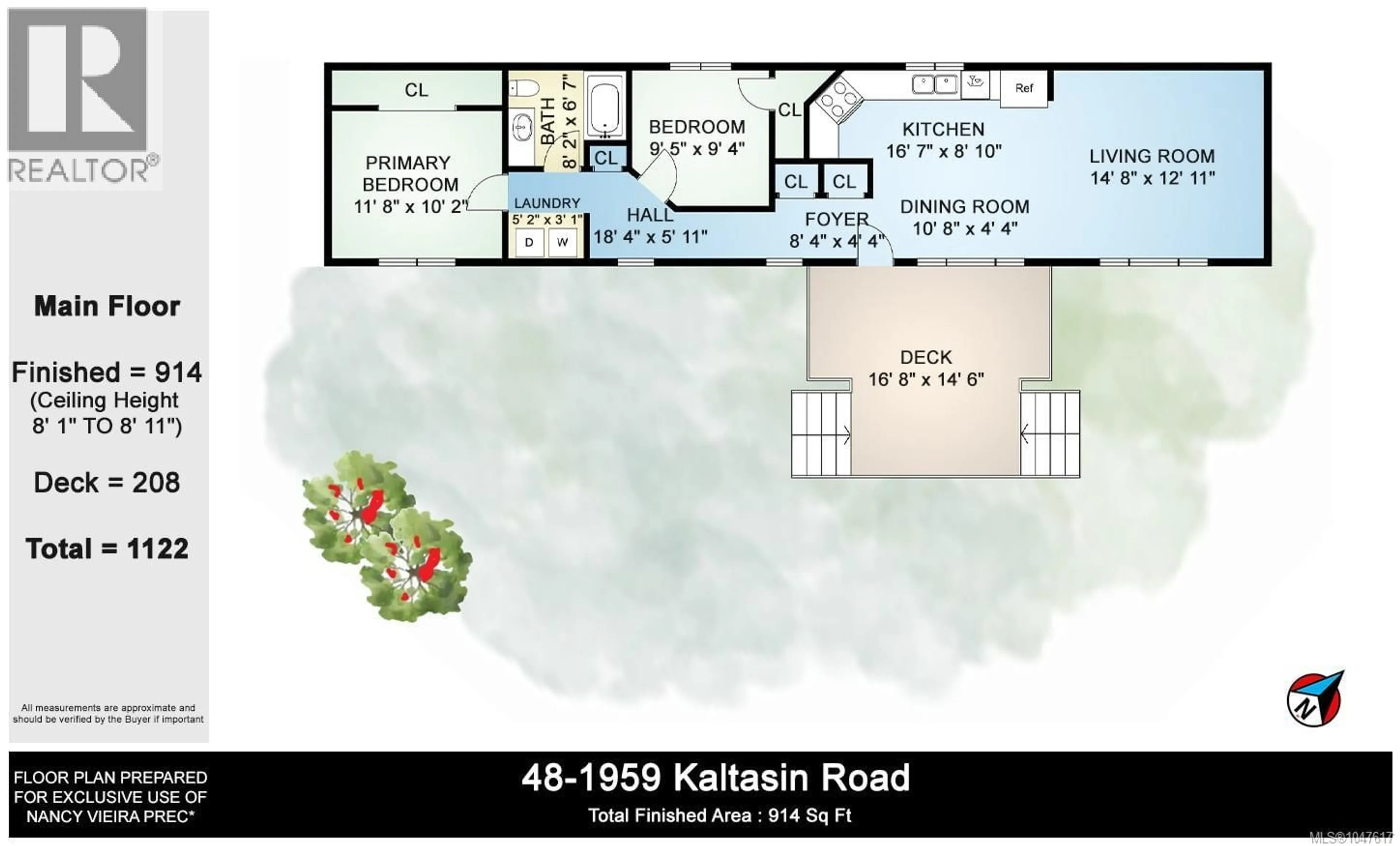 Floor plan for 48 - 1959 KALTASIN ROAD, Sooke British Columbia V9Z0B5