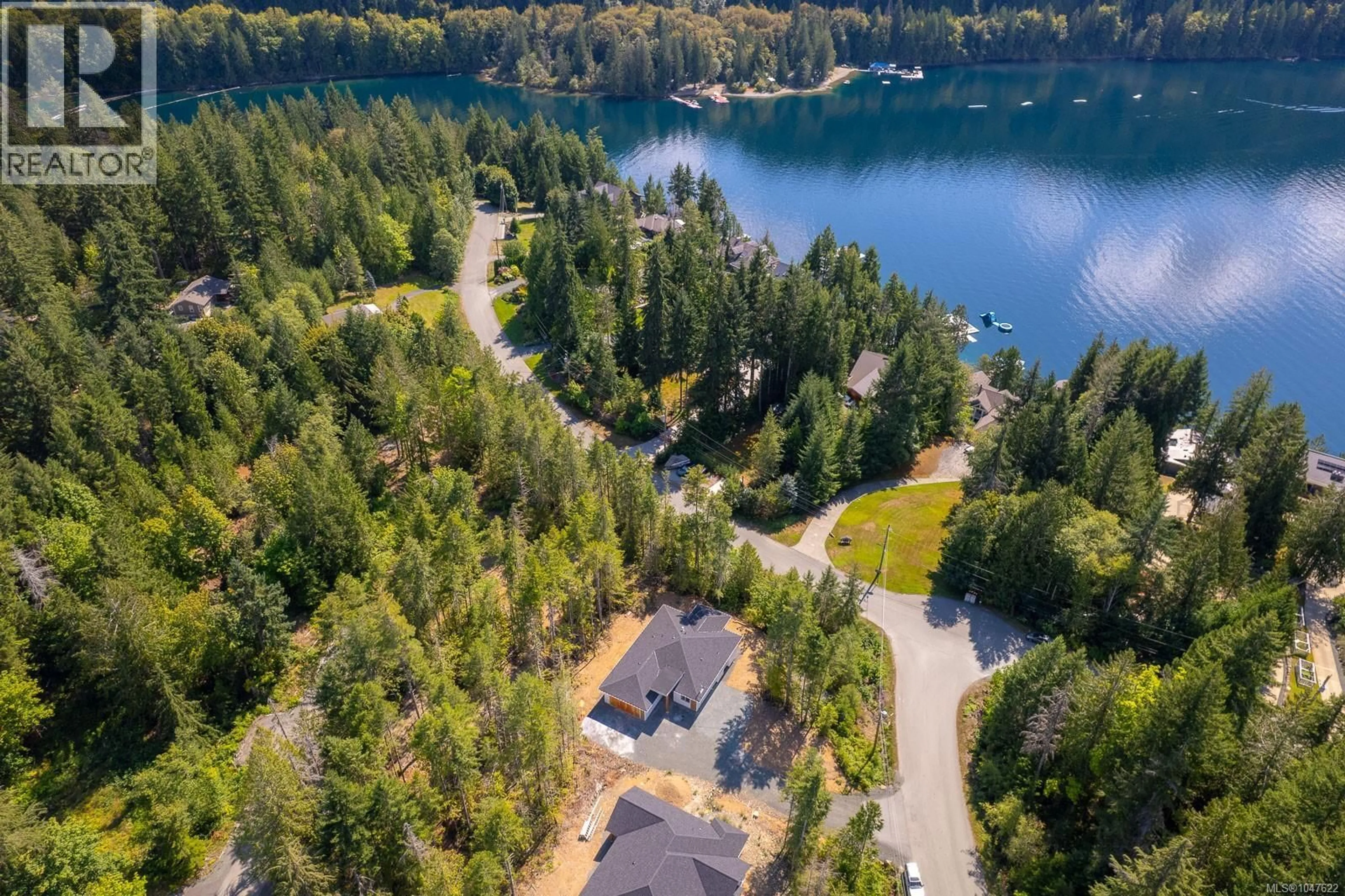 A pic from outside/outdoor area/front of a property/back of a property/a pic from drone, water/lake/river/ocean view for 8423 SANDER DRIVE, Port Alberni British Columbia V9Y9E3