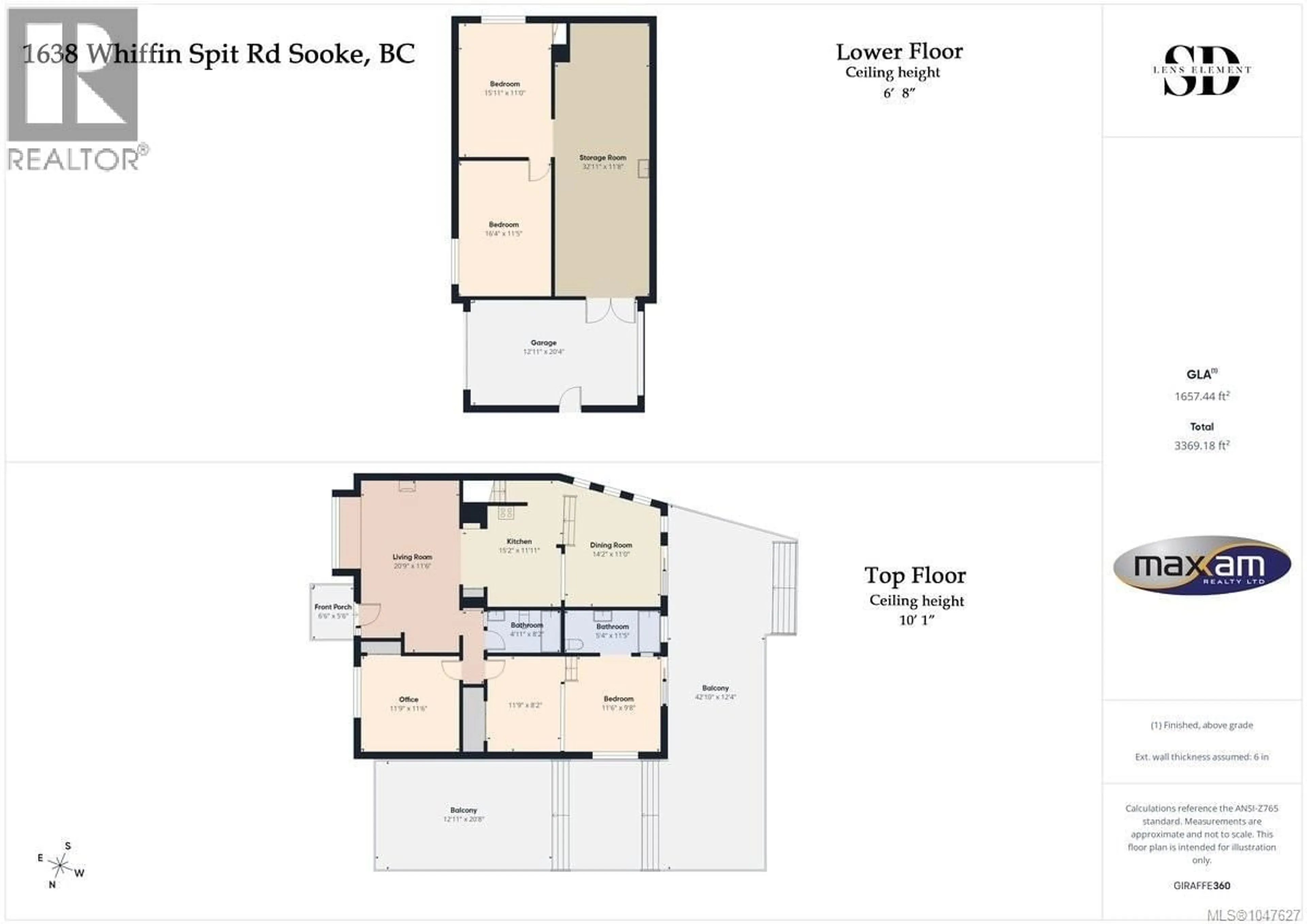 Floor plan for 1638 WHIFFIN SPIT ROAD, Sooke British Columbia V9Z0T8