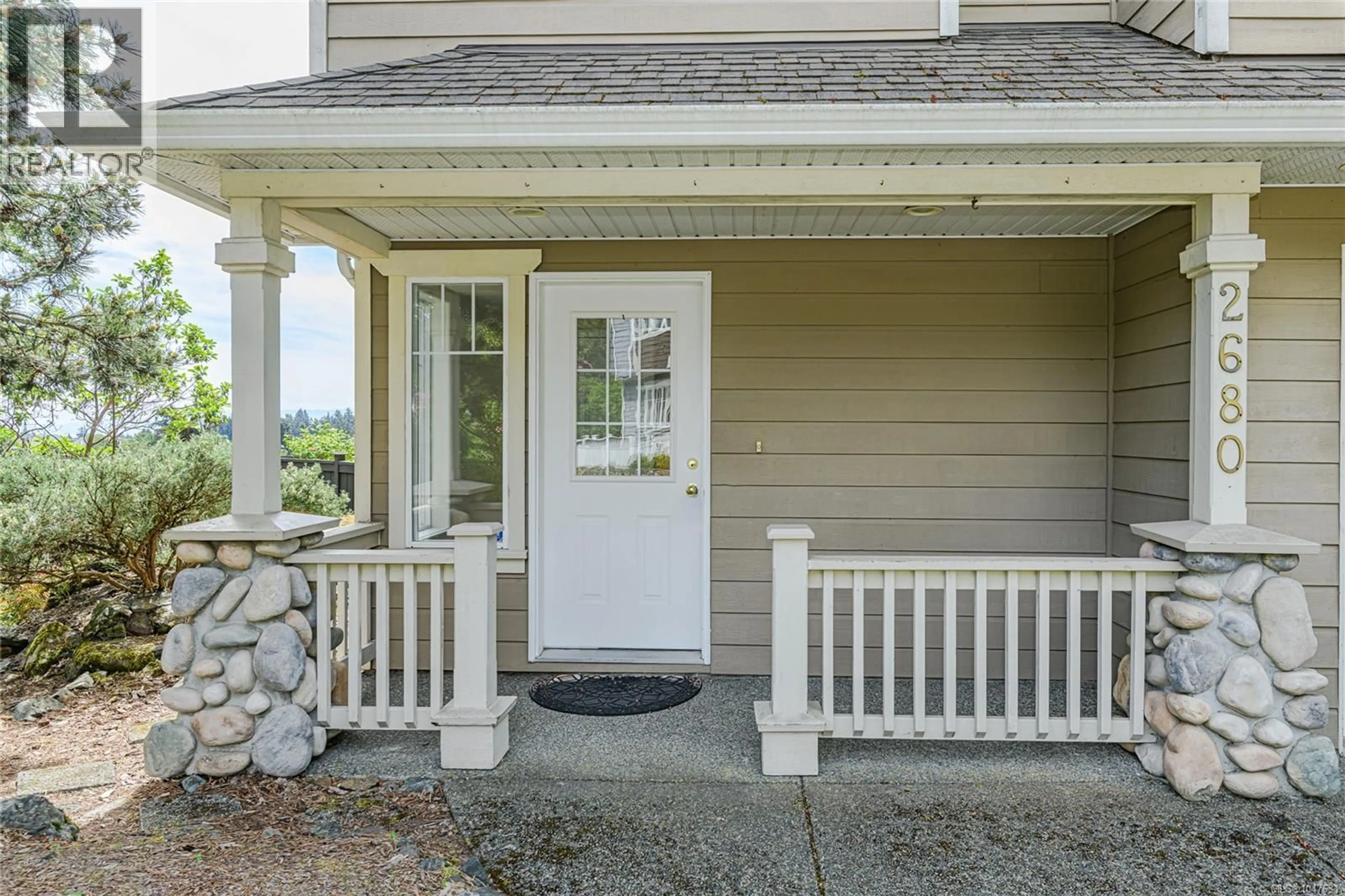 Home with vinyl exterior material, street for 2680 MILLPOND TERRACE, Langford British Columbia V9B6A4