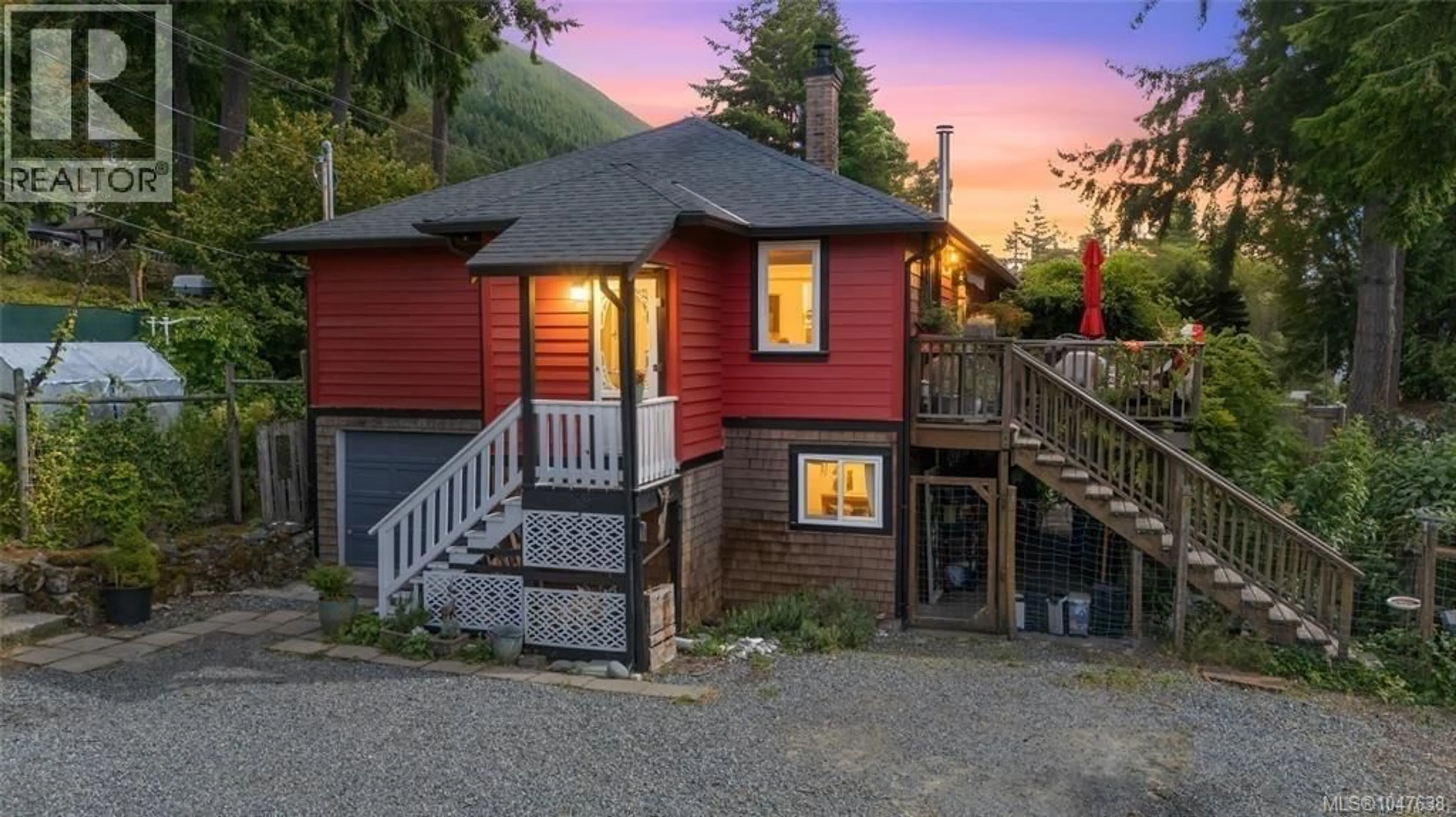 A pic from outside/outdoor area/front of a property/back of a property/a pic from drone, street for 10664 CEDAR DRIVE, Youbou British Columbia V0R3E1