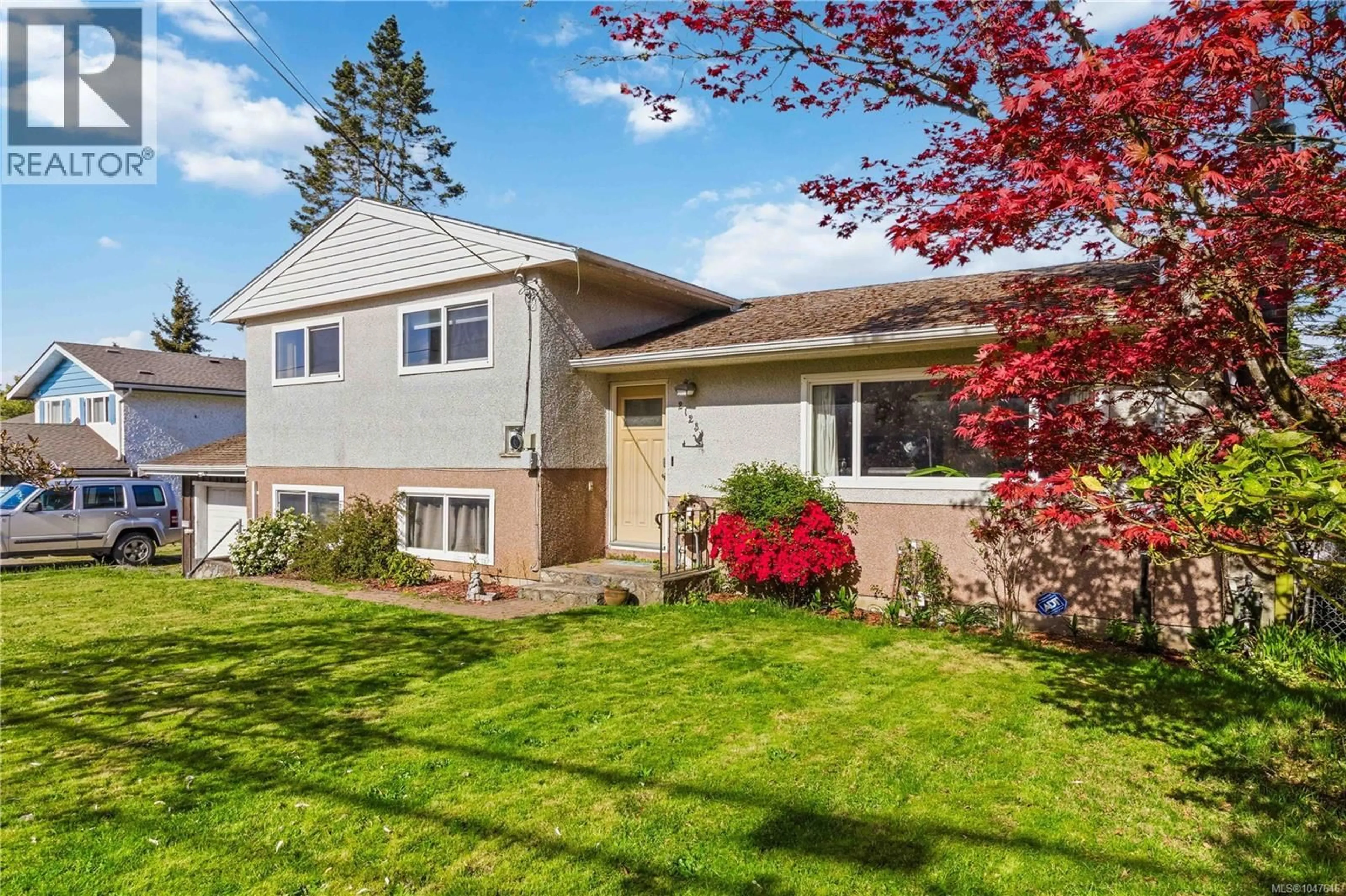 Home with vinyl exterior material, street for 2123 CHURCH ROAD, Sooke British Columbia V9Z0W7