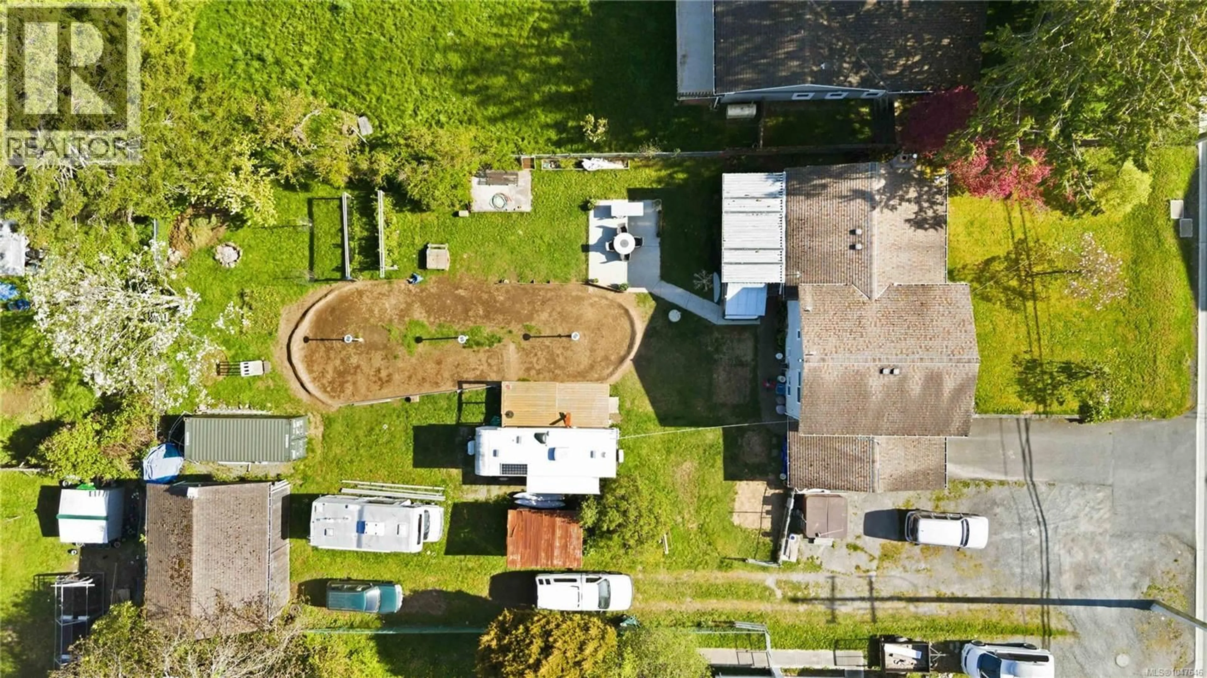 A pic from outside/outdoor area/front of a property/back of a property/a pic from drone, street for 2123 CHURCH ROAD, Sooke British Columbia V9Z0W7