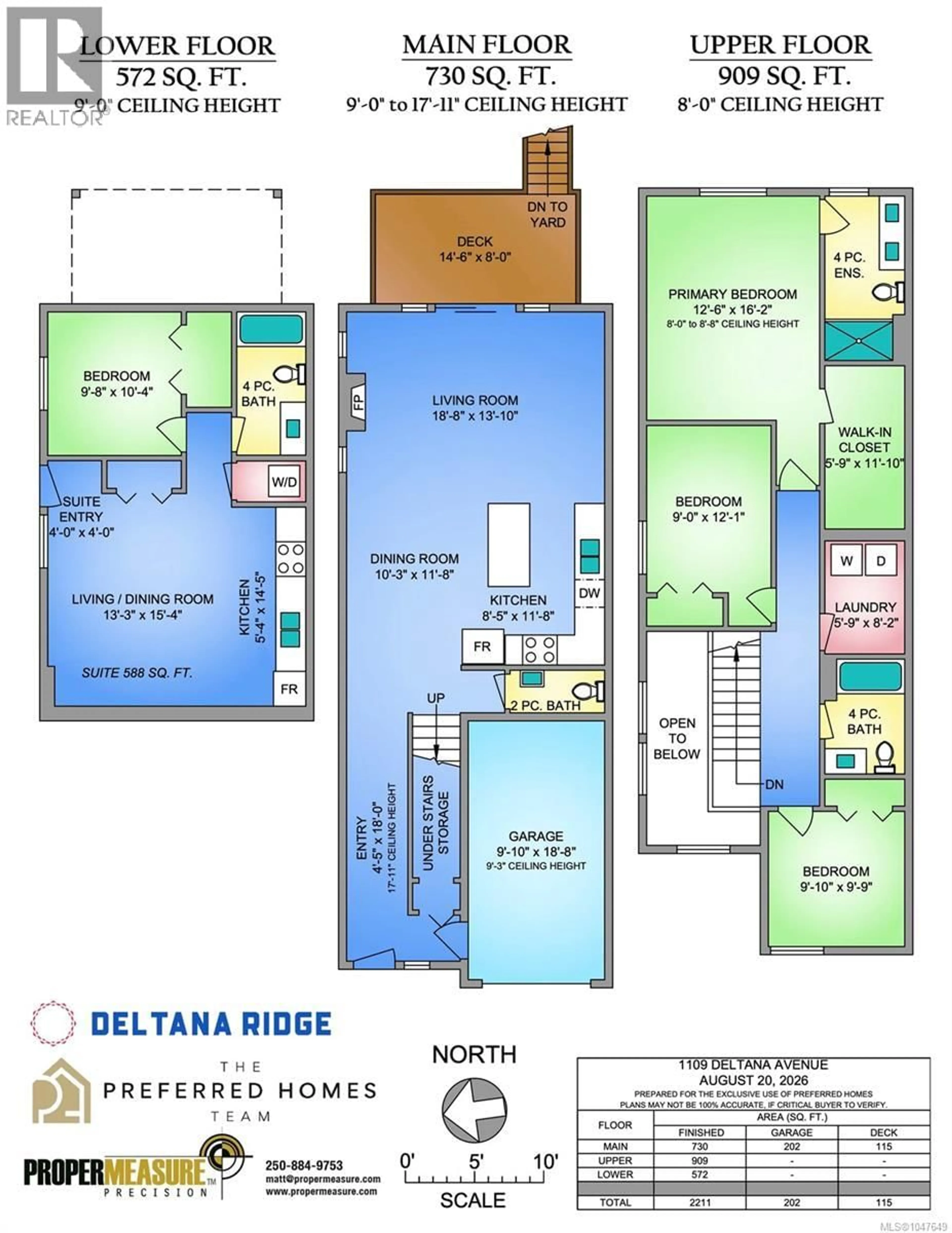 Floor plan for 1109 DELTANA AVENUE, Langford British Columbia V9C0K5