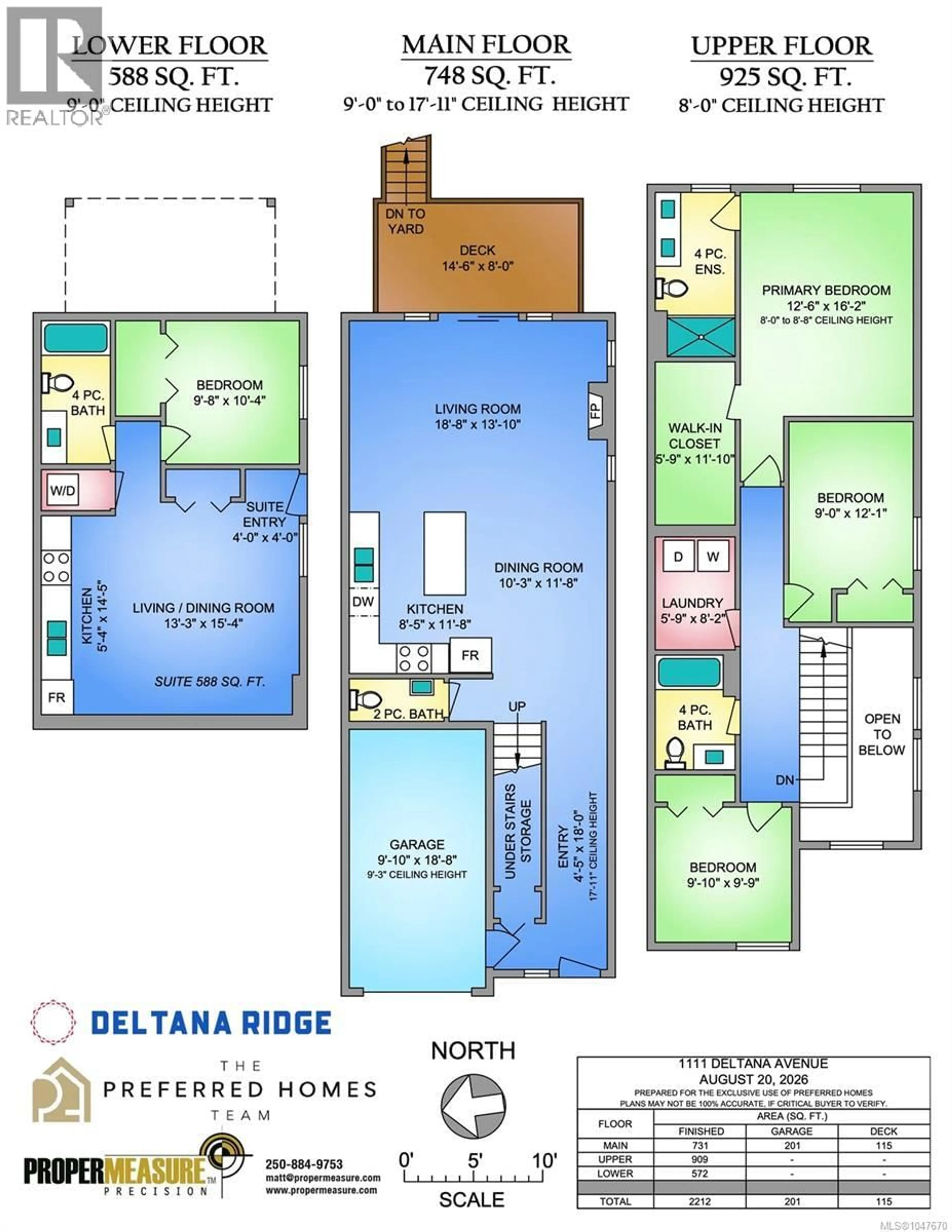 Floor plan for 1111 DELTANA AVENUE, Langford British Columbia V9C0K5