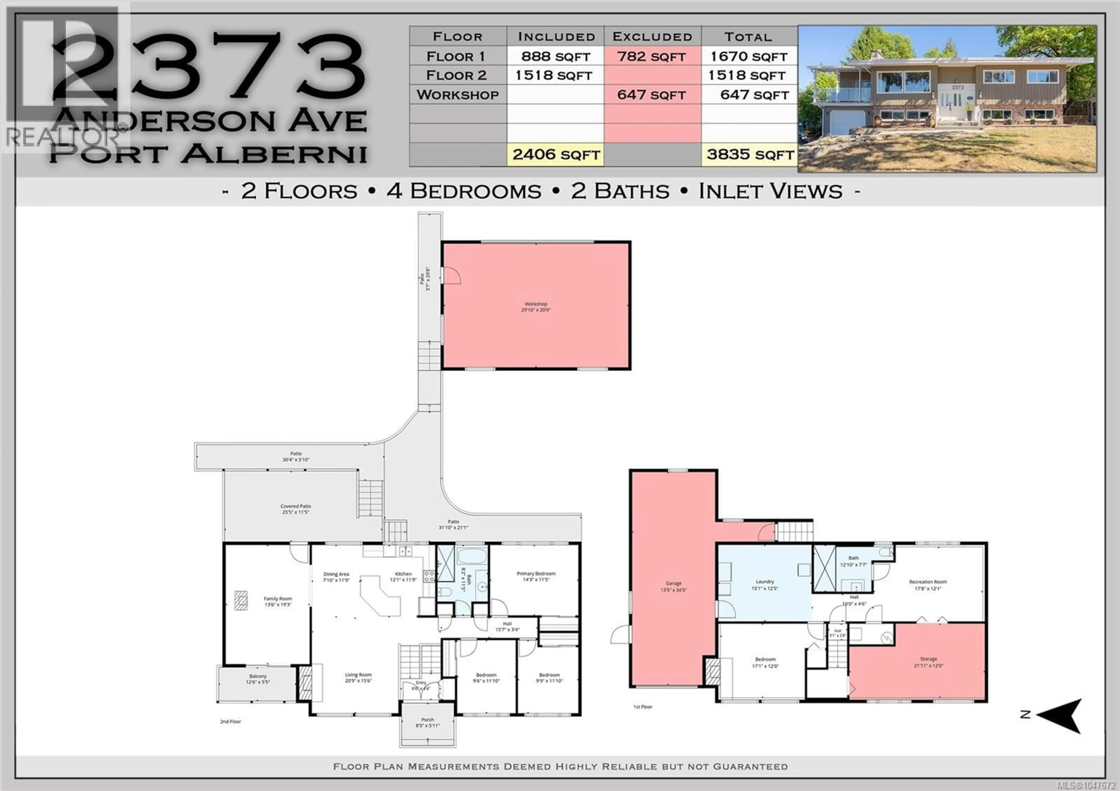 Floor plan for 2373 ANDERSON AVENUE, Port Alberni British Columbia V9Y2W7