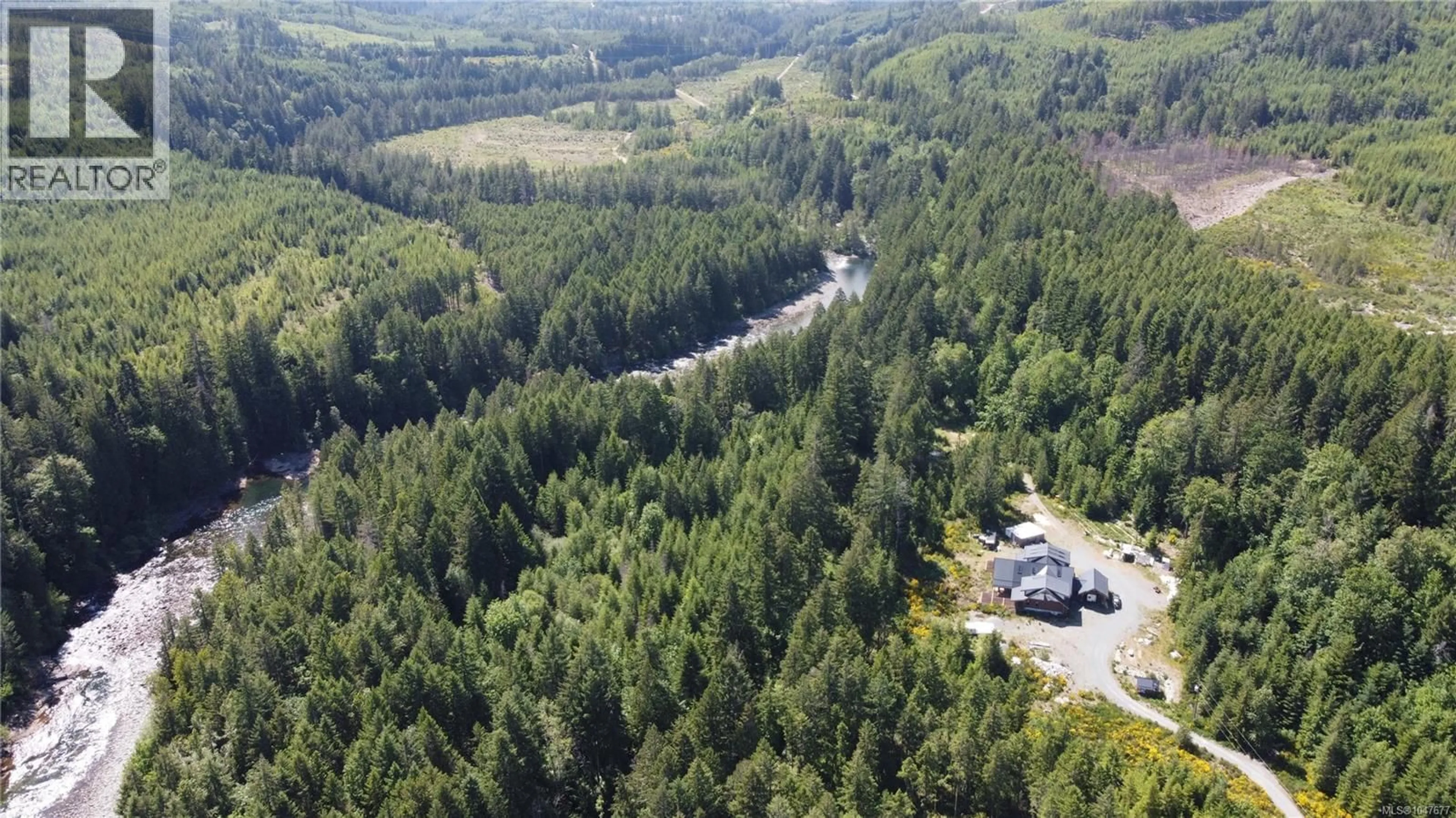 A pic from outside/outdoor area/front of a property/back of a property/a pic from drone, forest/trees view for 2745 NANAIMO RIVER ROAD, Nanaimo British Columbia V9X1H3