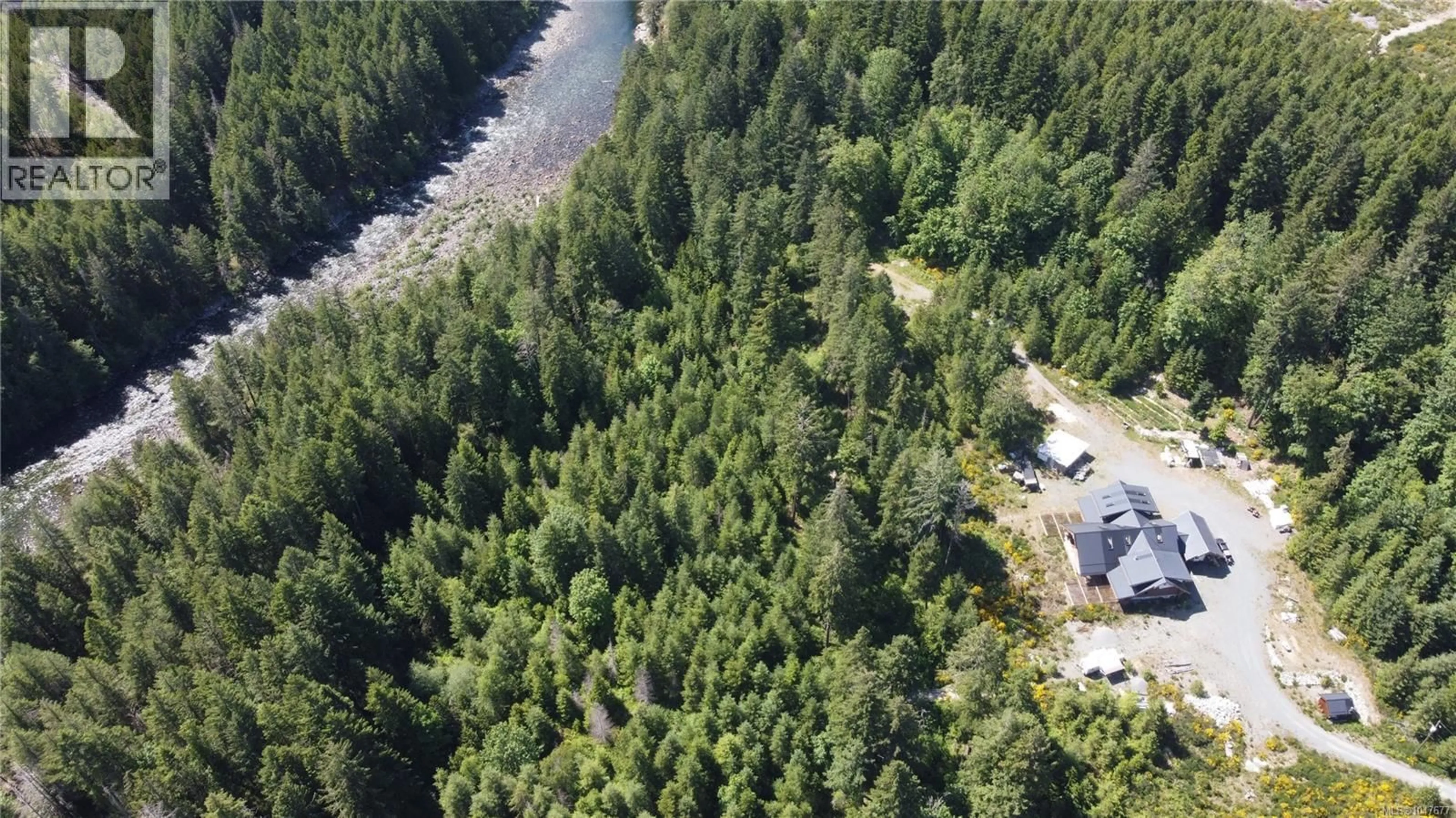 A pic from outside/outdoor area/front of a property/back of a property/a pic from drone, forest/trees view for 2745 NANAIMO RIVER ROAD, Nanaimo British Columbia V9X1H3