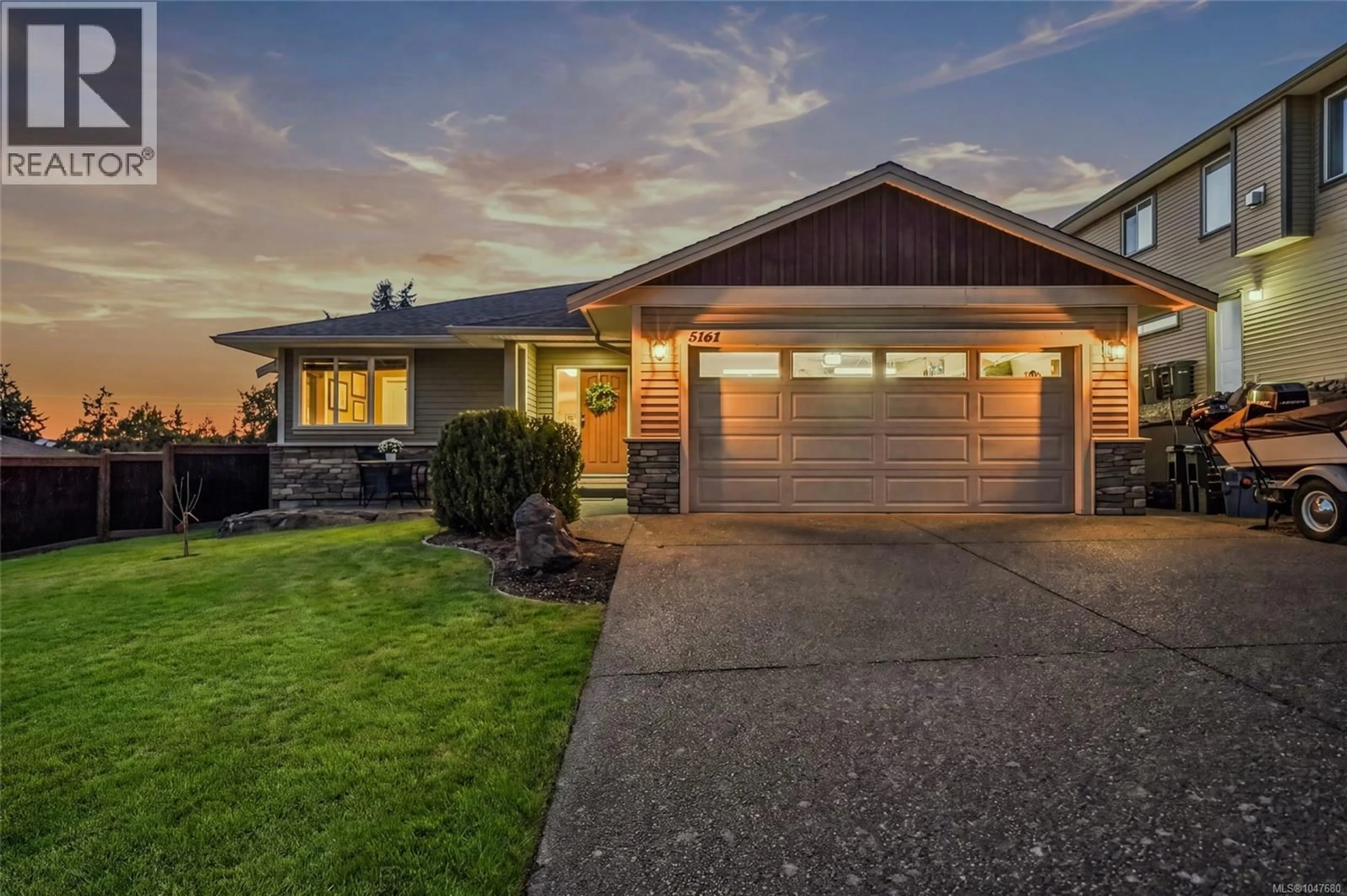Home with vinyl exterior material, street for 5161 OWLSTONE PLACE, Nanaimo British Columbia V9T0B4