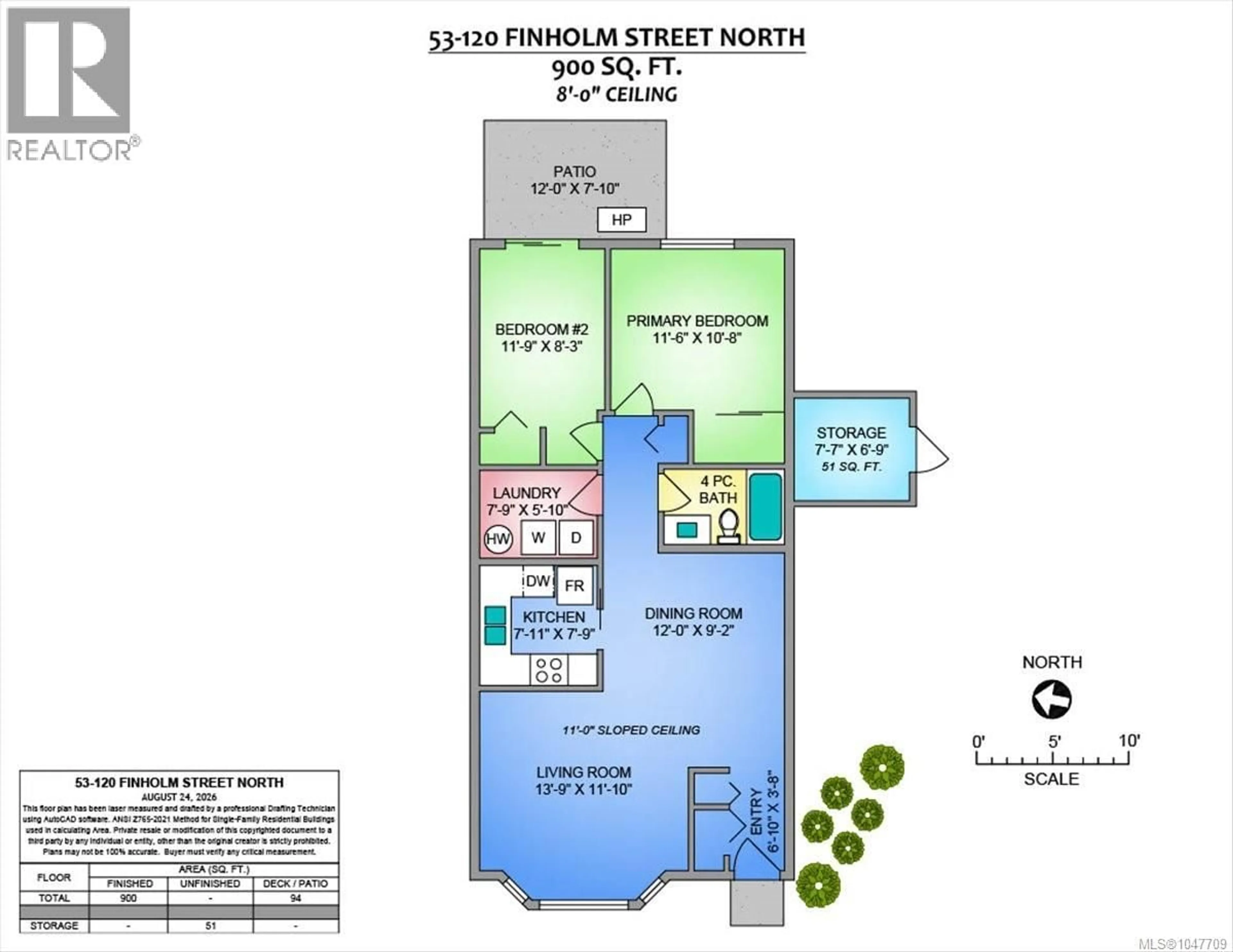Floor plan for 53 - 120 FINHOLM STREET, Parksville British Columbia V9P1J4