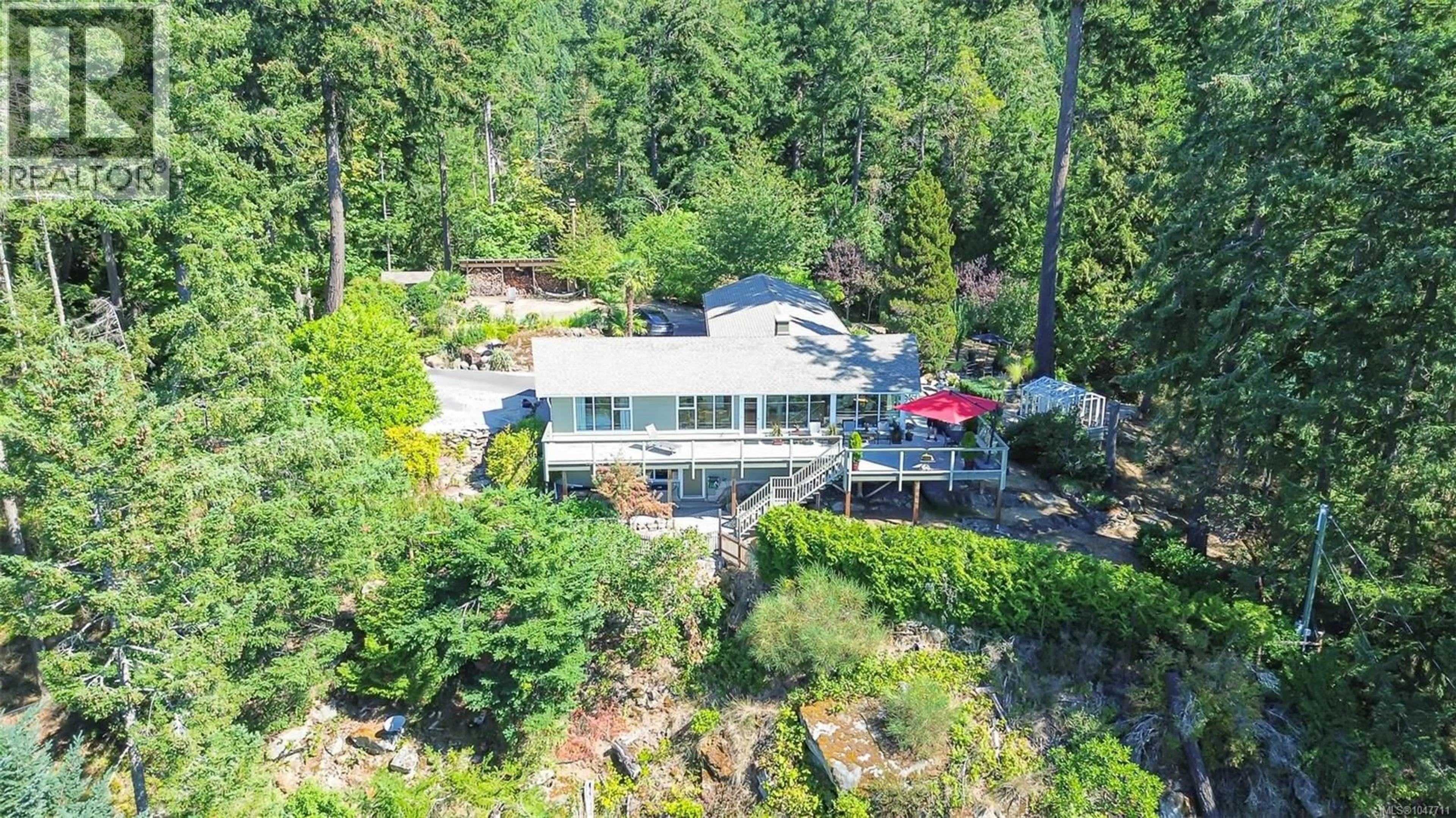 A pic from outside/outdoor area/front of a property/back of a property/a pic from drone, unknown for 129 SUNSET DRIVE, Salt Spring British Columbia V8K1L3