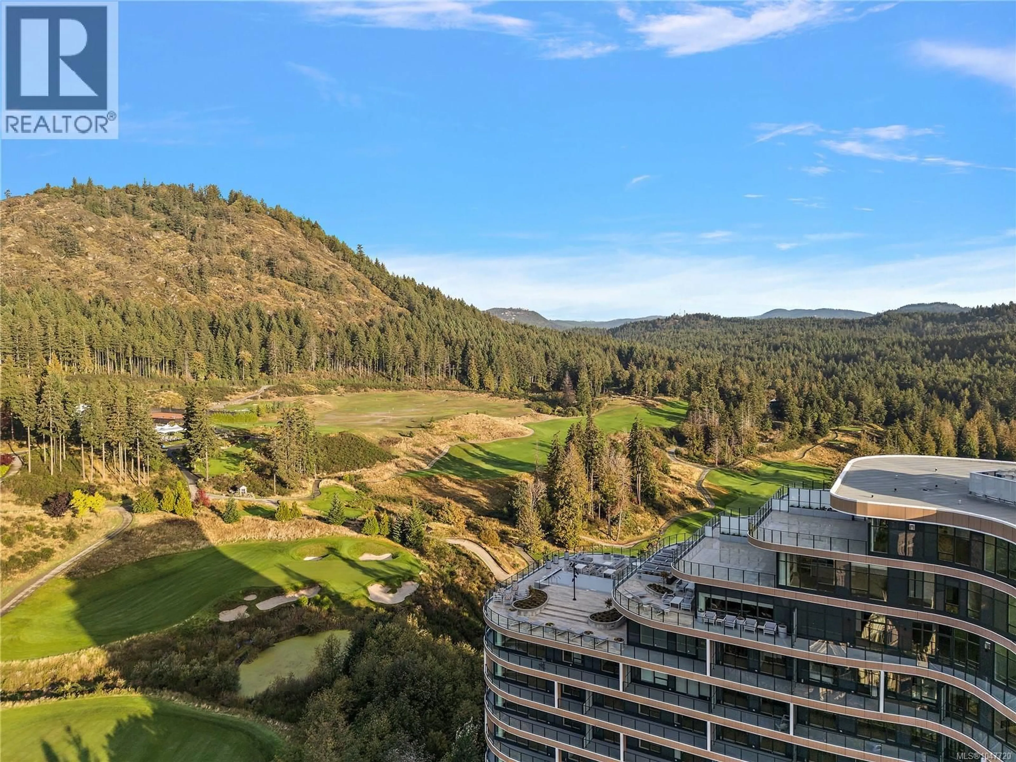 A pic from outside/outdoor area/front of a property/back of a property/a pic from drone, forest/trees view for 222 - 2000 HANNINGTON ROAD, Langford British Columbia V9B6R6