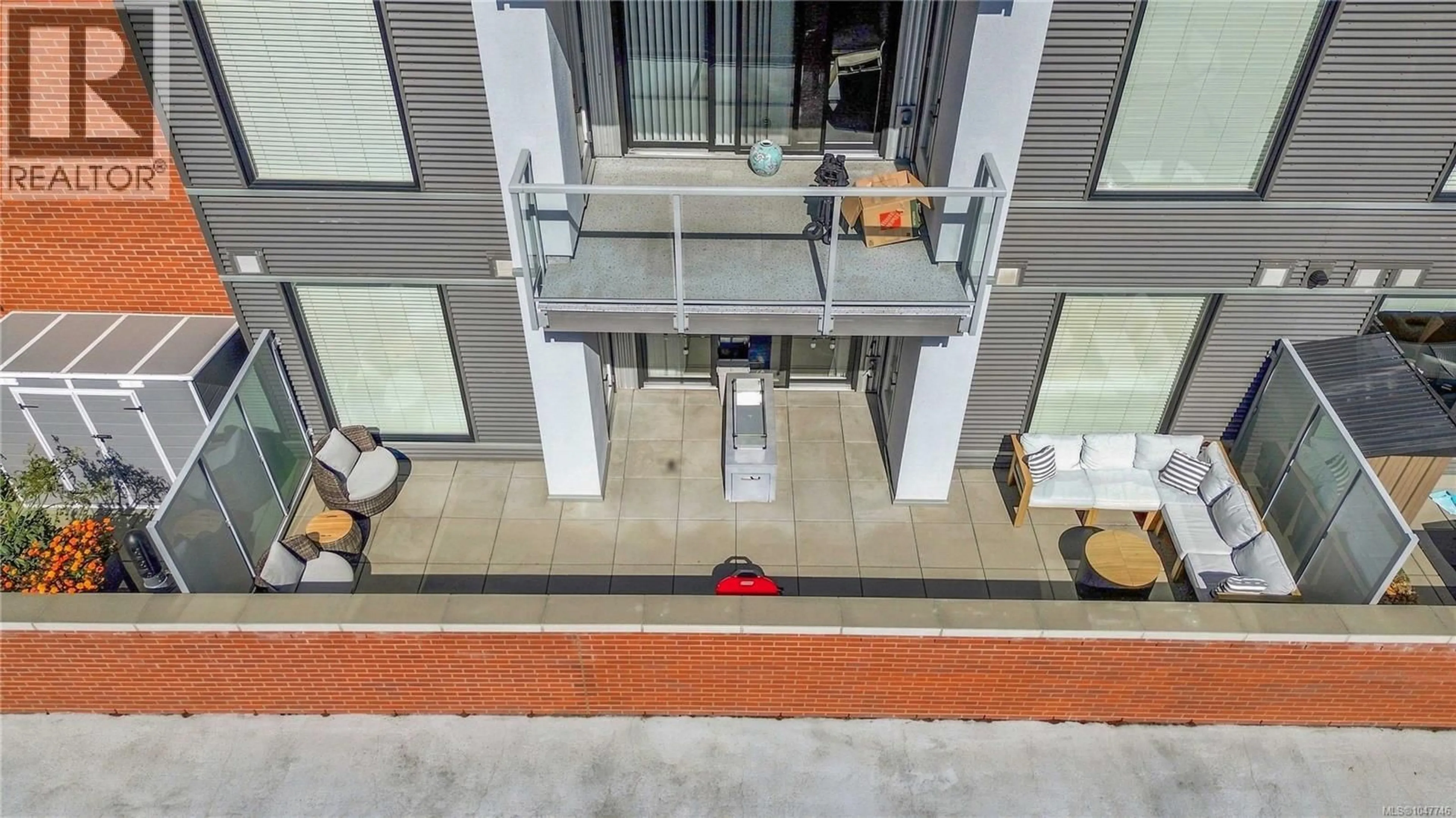 A pic from outside/outdoor area/front of a property/back of a property/a pic from drone, city buildings view from balcony for 204 - 950 WHIRLAWAY CRESCENT, Langford British Columbia V9B6W6