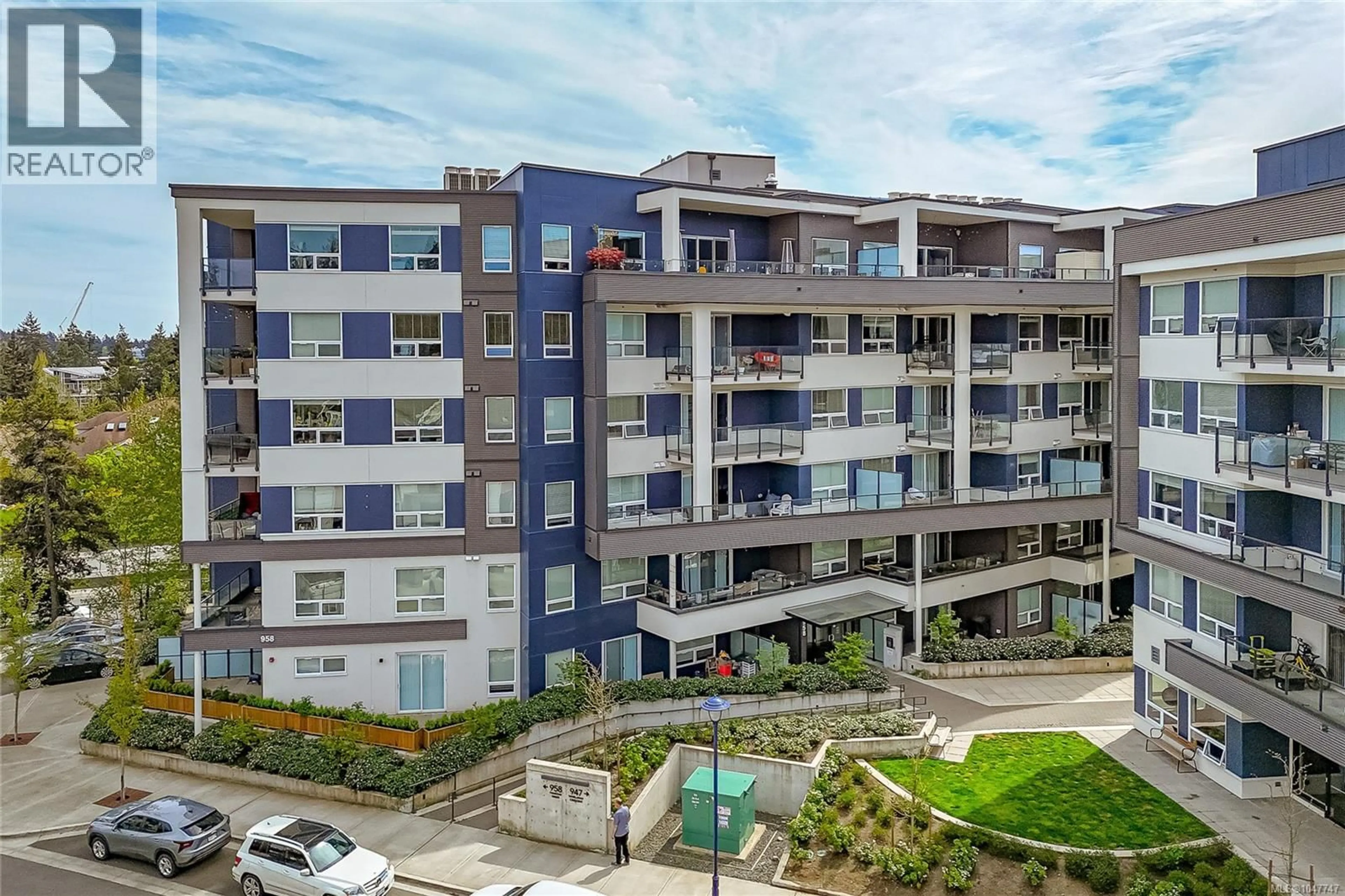 A pic from outside/outdoor area/front of a property/back of a property/a pic from drone, unknown for 401 - 958 PHAROAH MEWS, Langford British Columbia V9B7A1