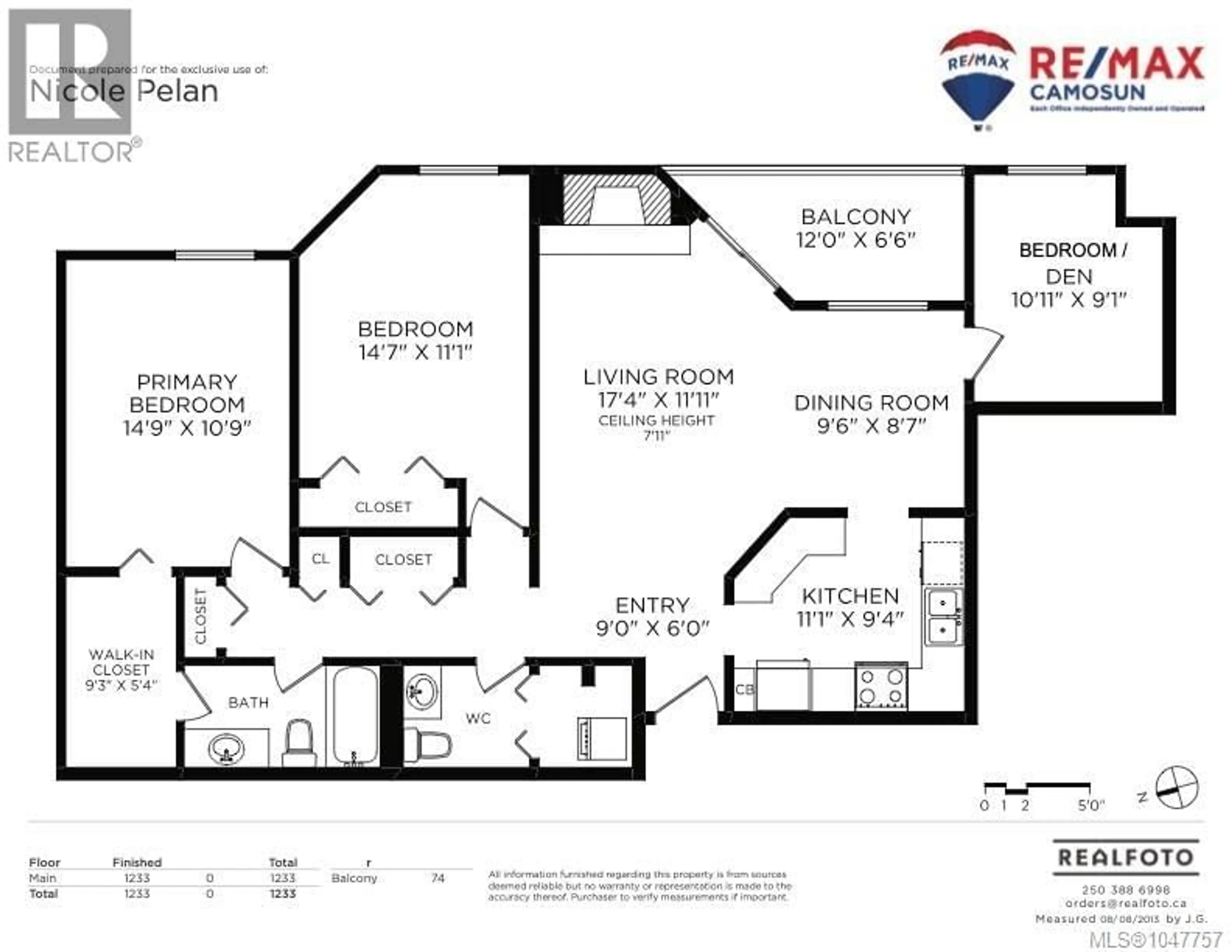 Floor plan for 310 - 73 GORGE ROAD WEST, Saanich British Columbia V9A1L9