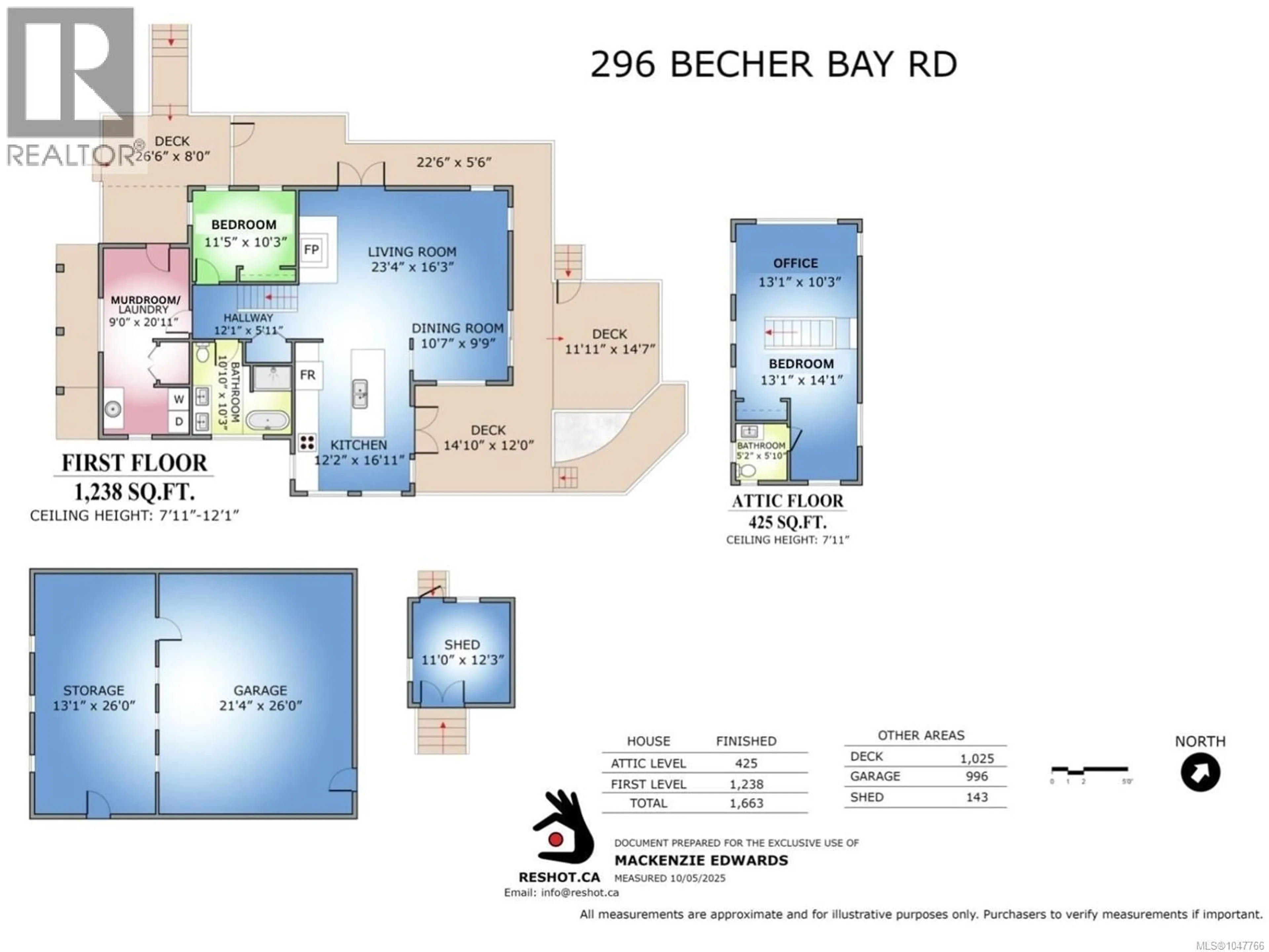 Floor plan for 294/296 BECHER BAY ROAD, Sooke British Columbia V9Z1B7
