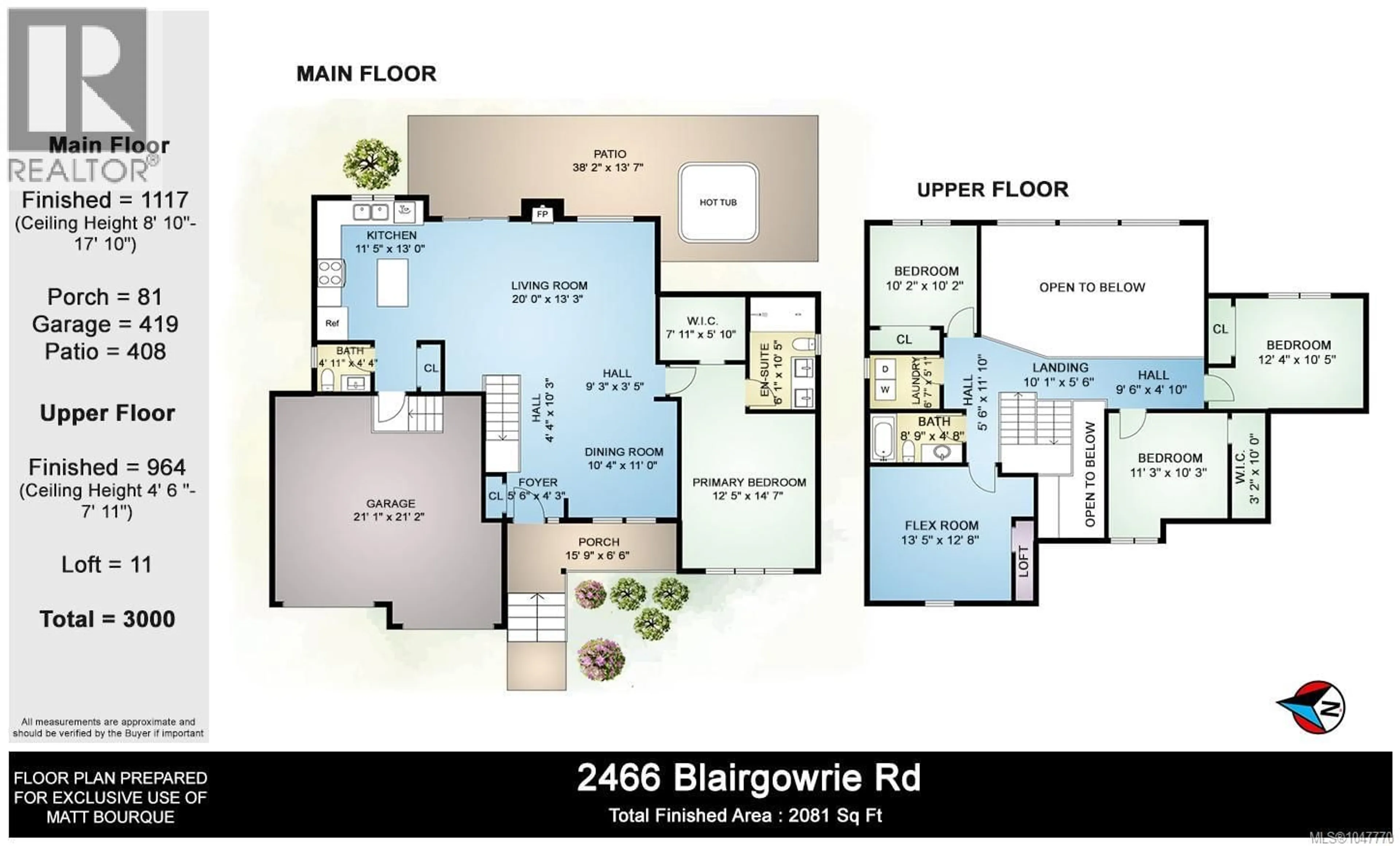 Floor plan for 2466 BLAIRGOWRIE ROAD, Mill Bay British Columbia V8H1H3