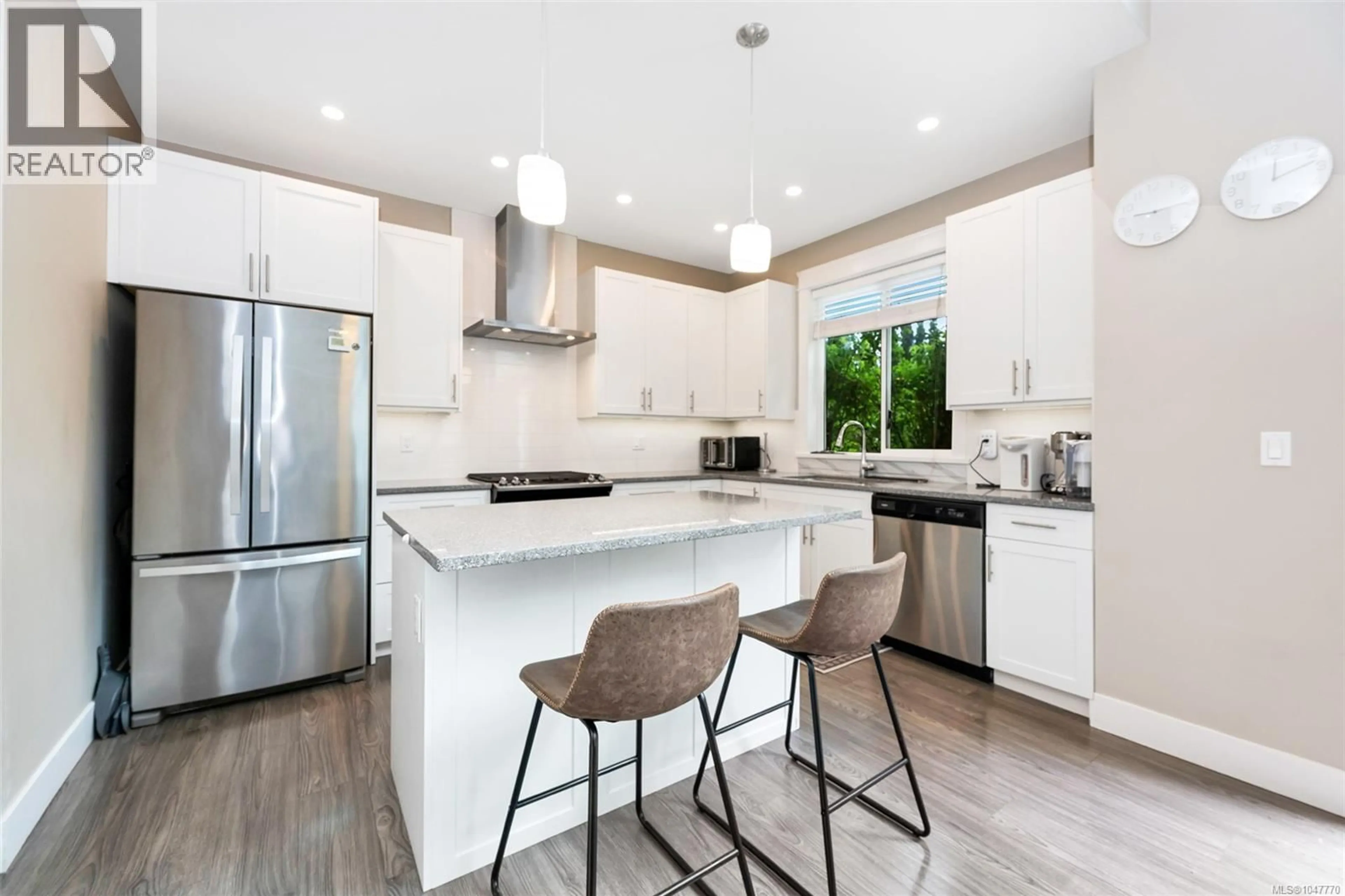 Contemporary kitchen, ceramic/tile floor for 2466 BLAIRGOWRIE ROAD, Mill Bay British Columbia V8H1H3