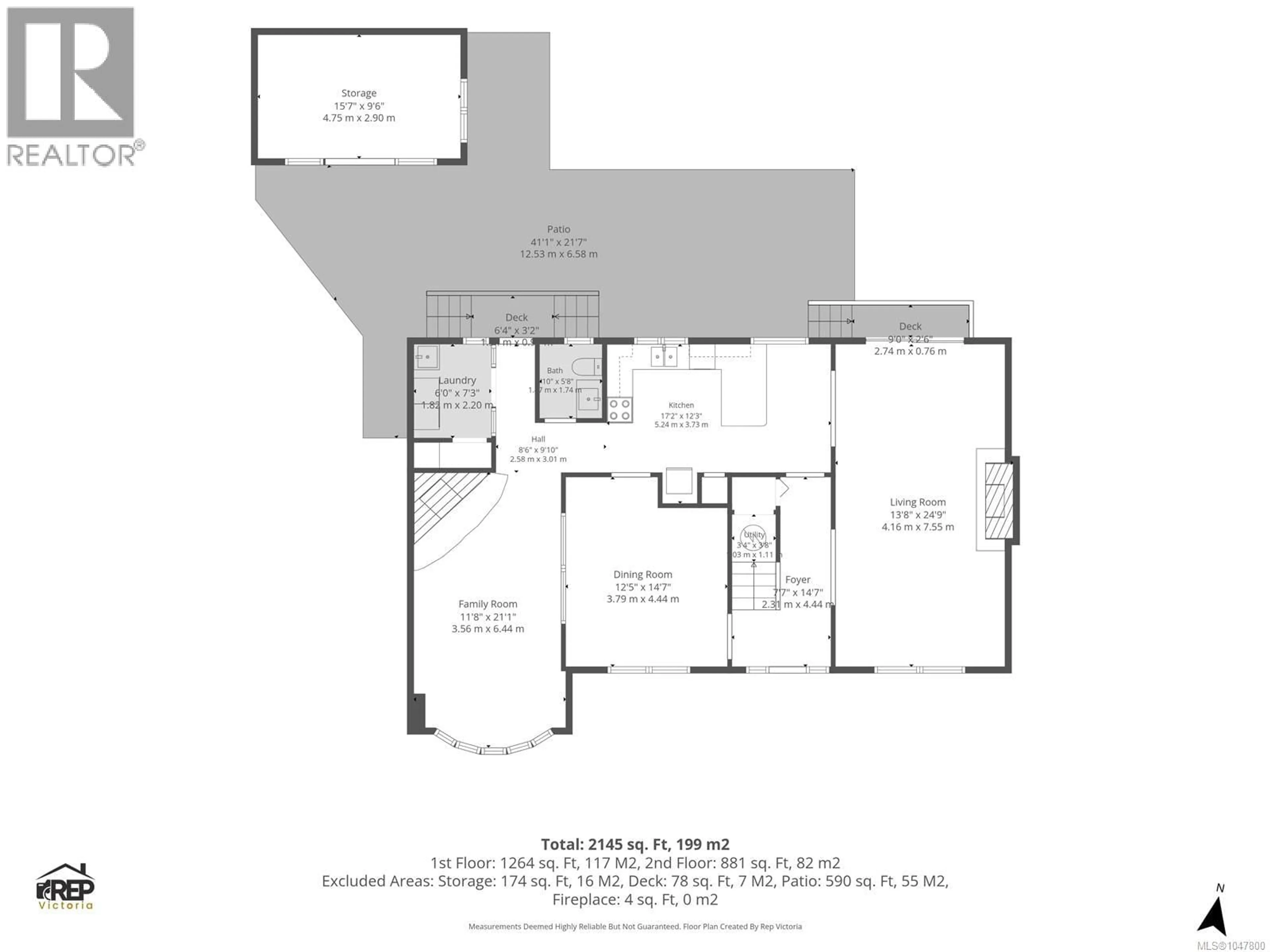 Floor plan for 3961 REYNOLDS COURT, Saanich British Columbia V8P5L9