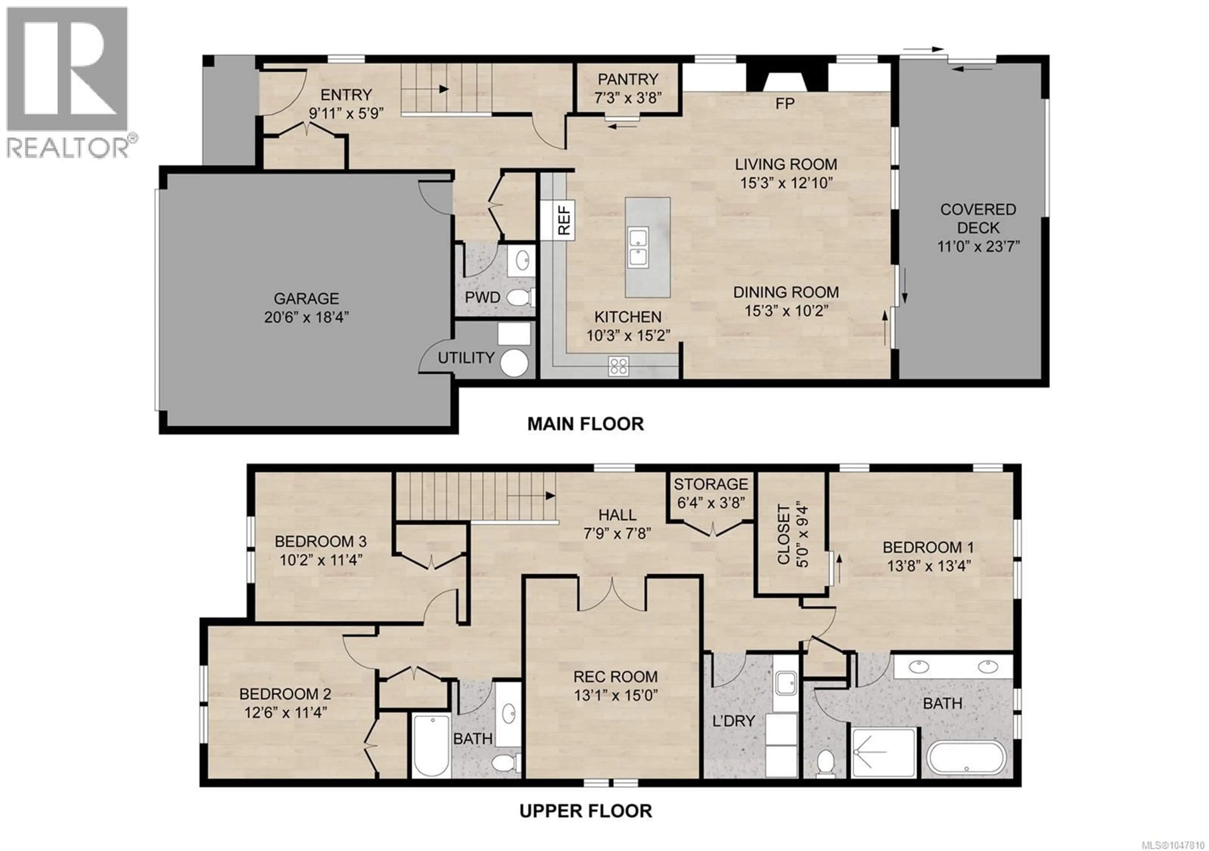 Floor plan for 101 - 2302 ARBOT ROAD, Nanaimo British Columbia V9R6S8