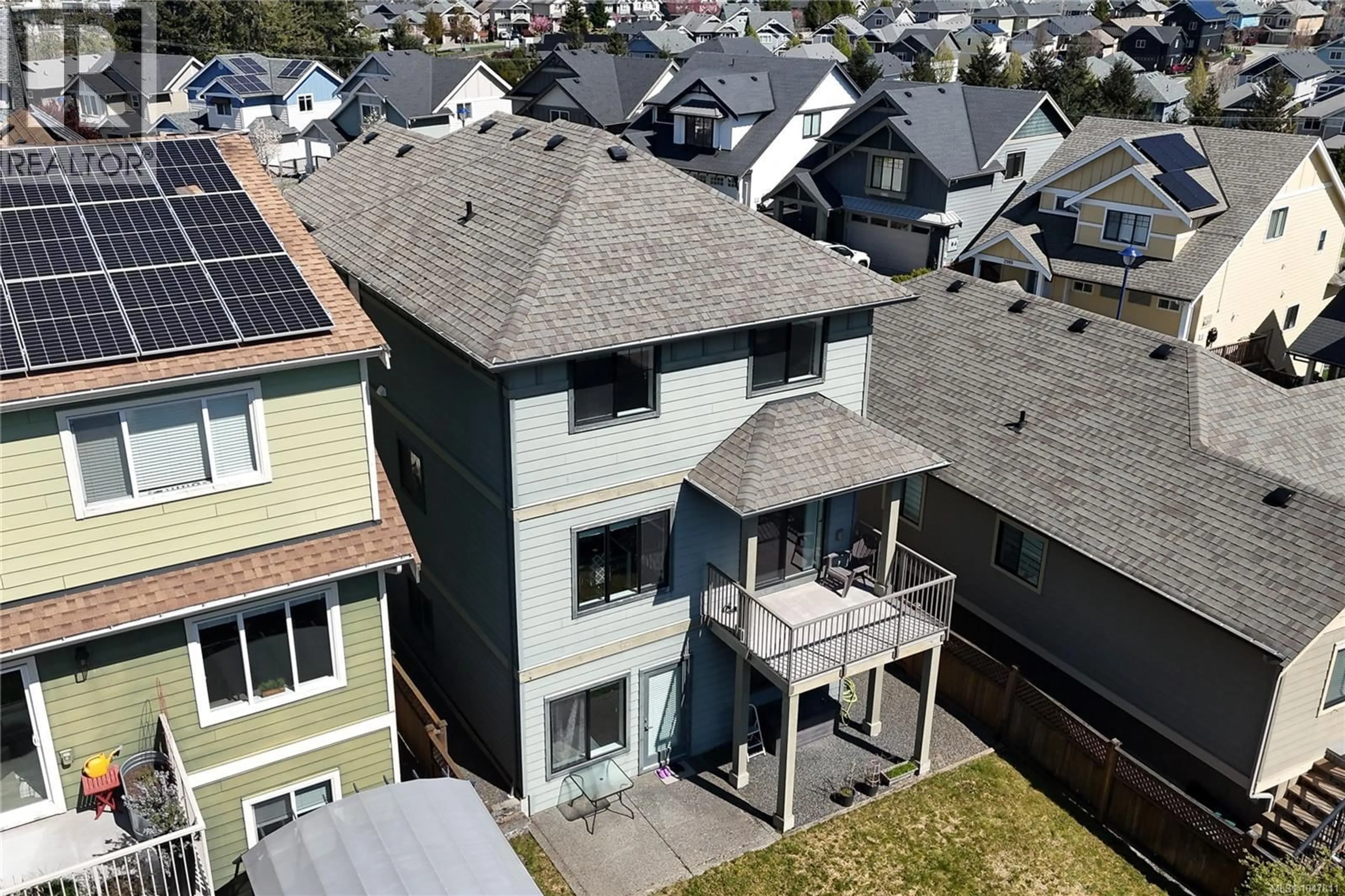 A pic from outside/outdoor area/front of a property/back of a property/a pic from drone, unknown for 1262 BOMBARDIER CRESCENT, Langford British Columbia V9B0R4