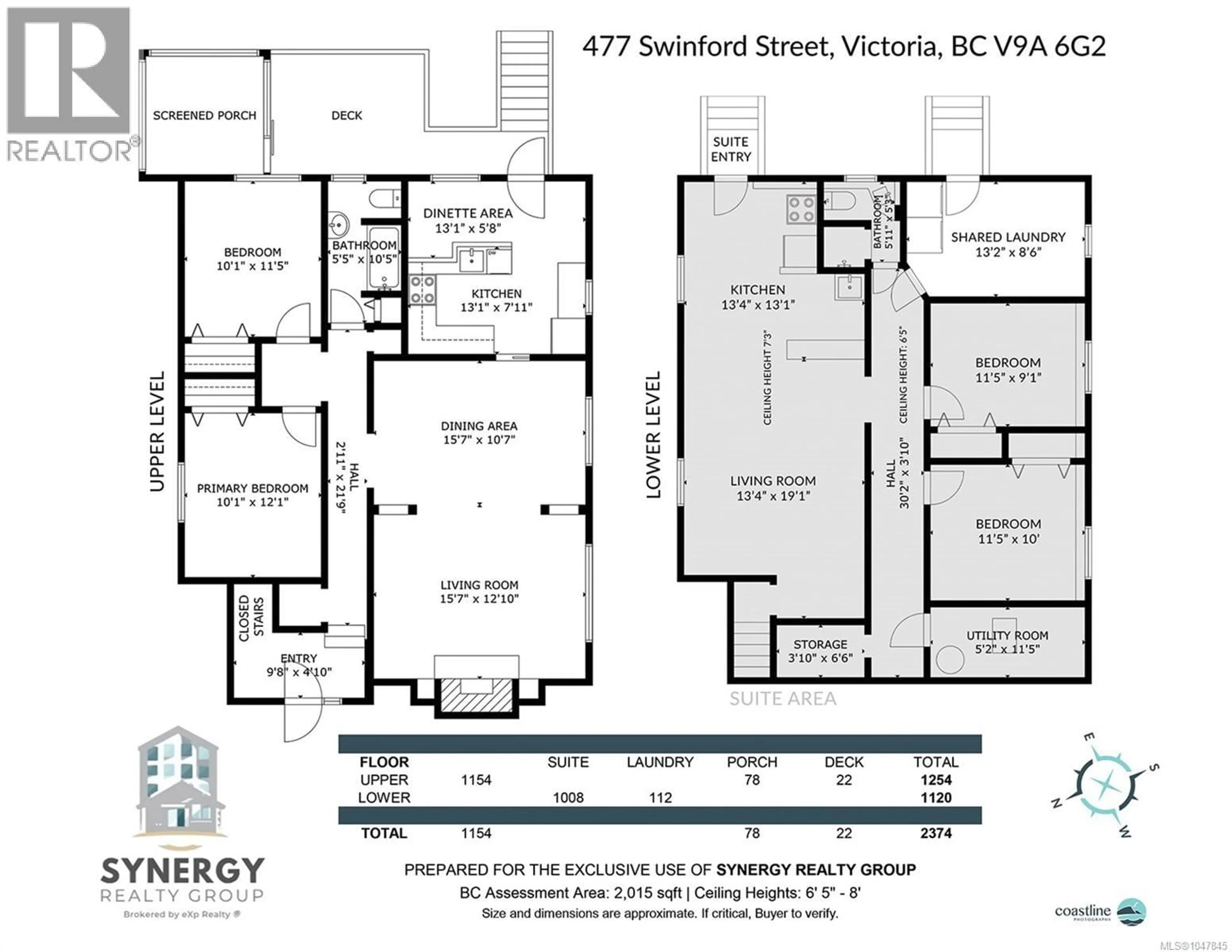 Floor plan for 477 SWINFORD STREET, Esquimalt British Columbia V9A6G2