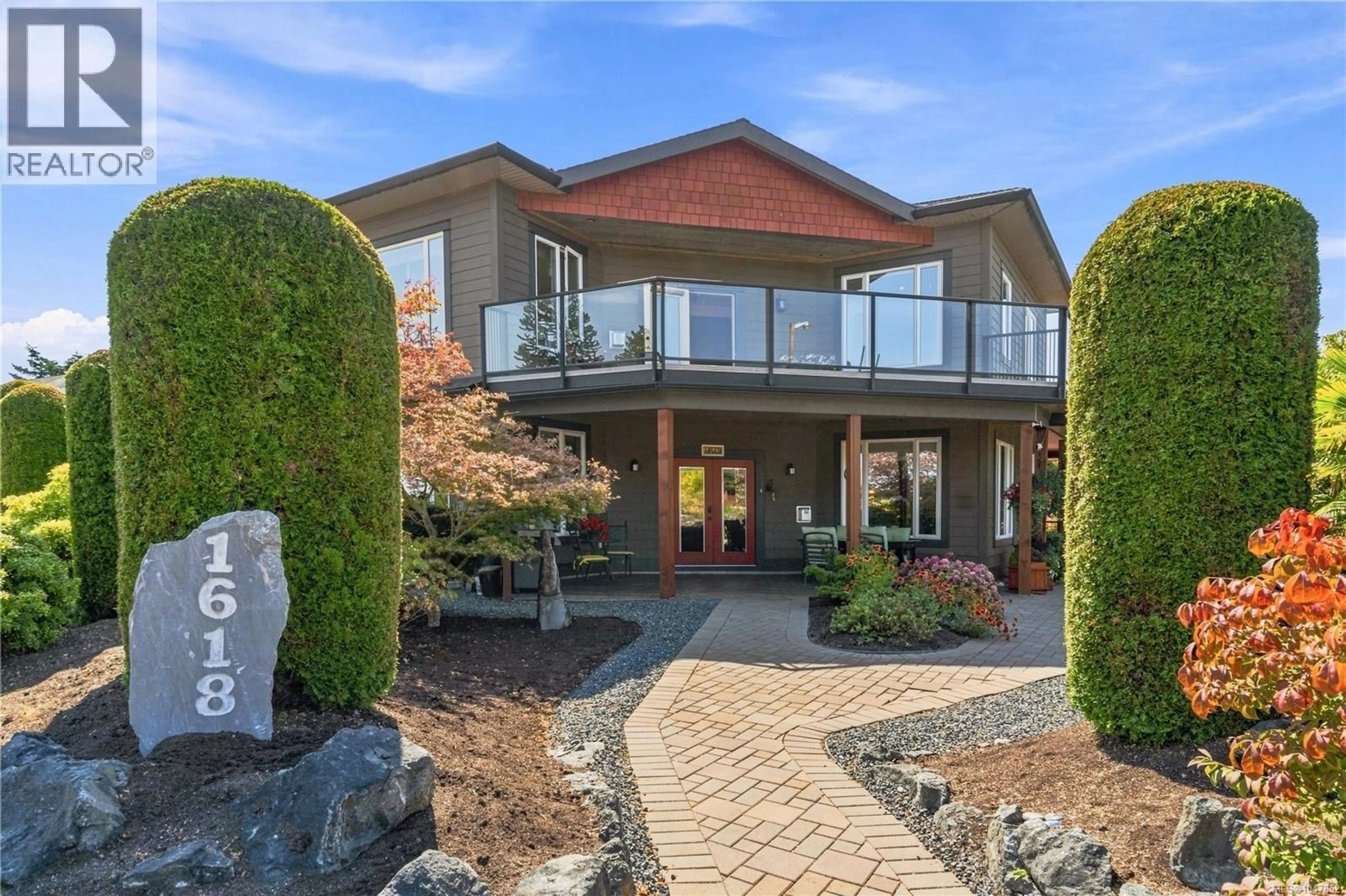 Home with brick exterior material, water/lake/river/ocean view for 1618 ADMIRAL TRYON BOULEVARD, Parksville British Columbia V9P1Y2