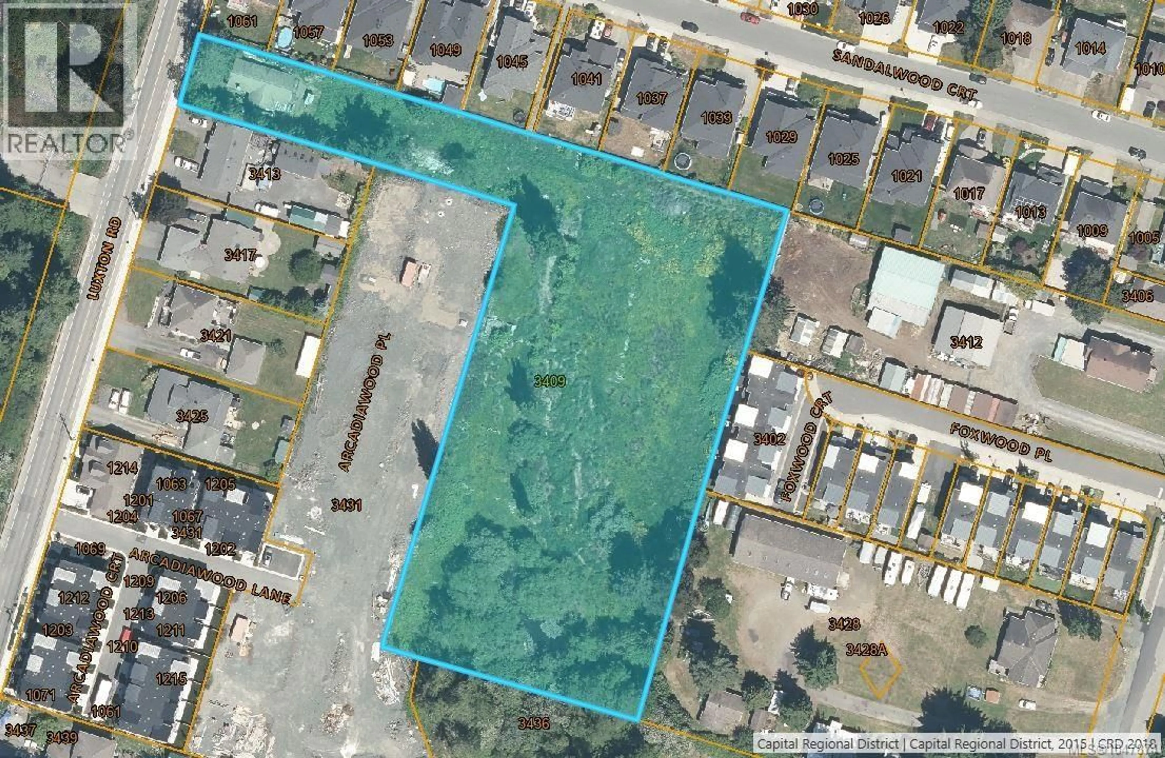 Picture of a map for 3409 LUXTON ROAD, Langford British Columbia V9Z2Z3