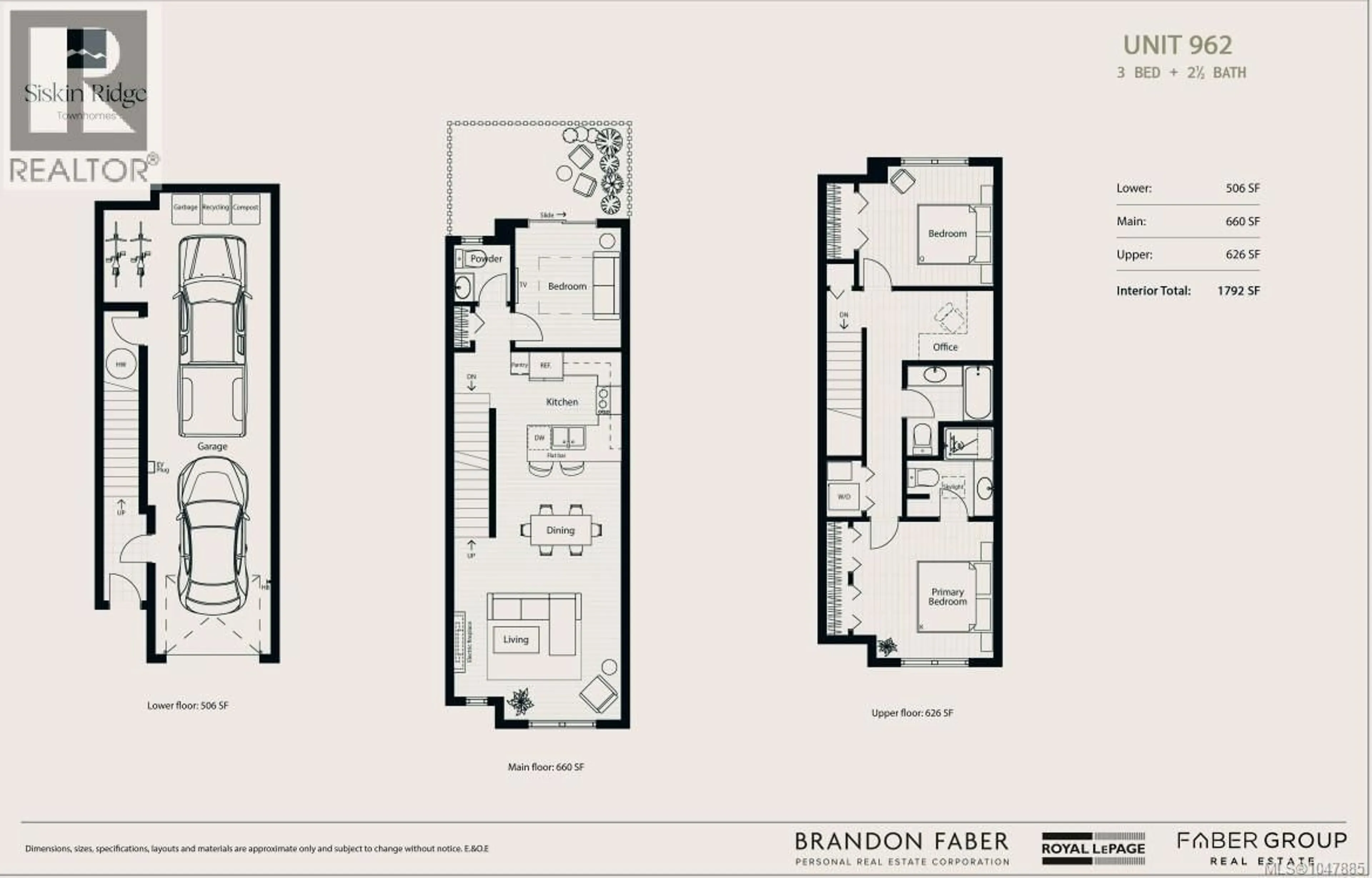 Floor plan for 962 SISKIN RIDGE, Langford British Columbia V9C2X9