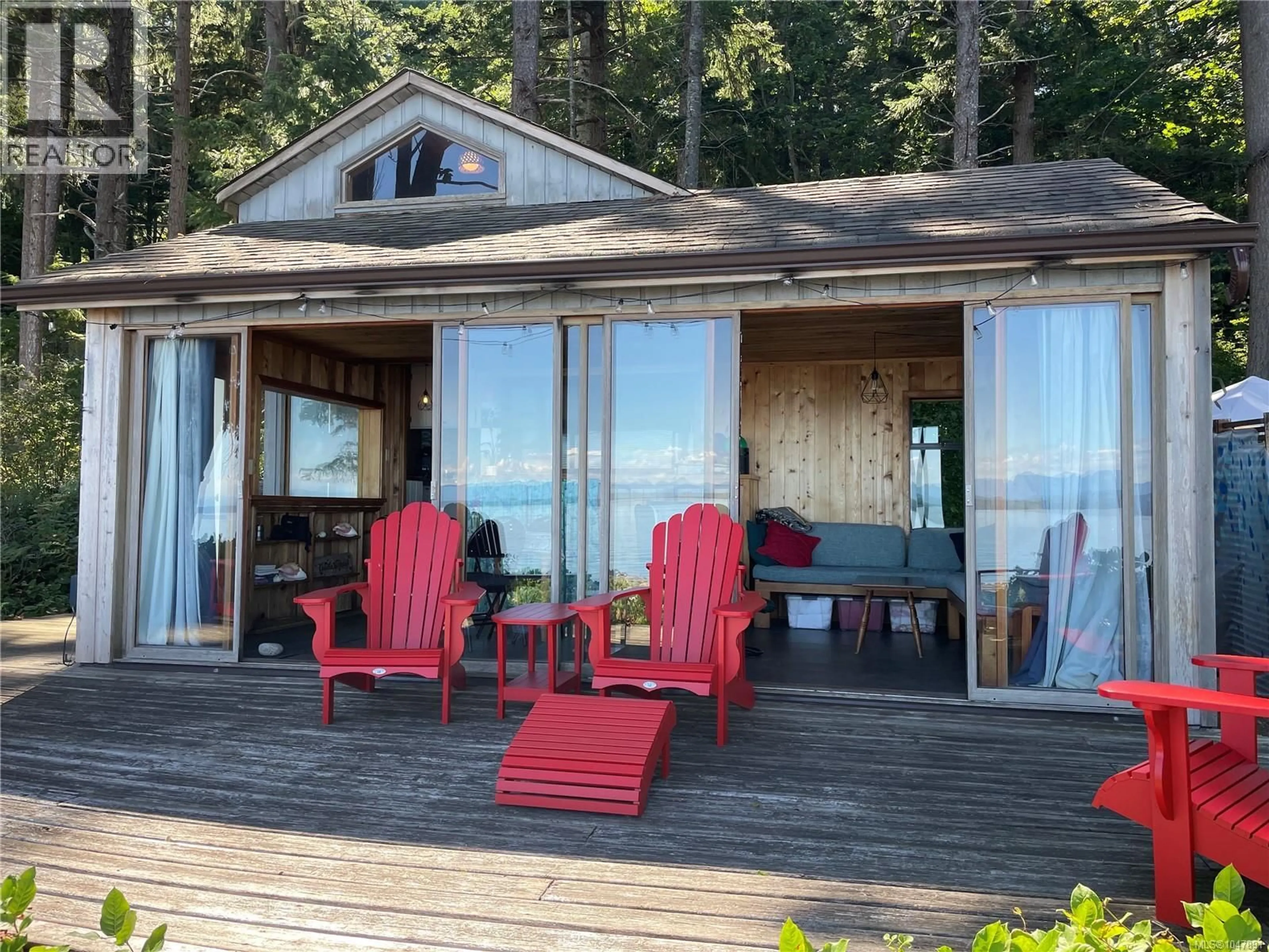 Patio, water/lake/river/ocean view for 628 WA WA KIE ROAD, Quadra Island British Columbia V0P0A8