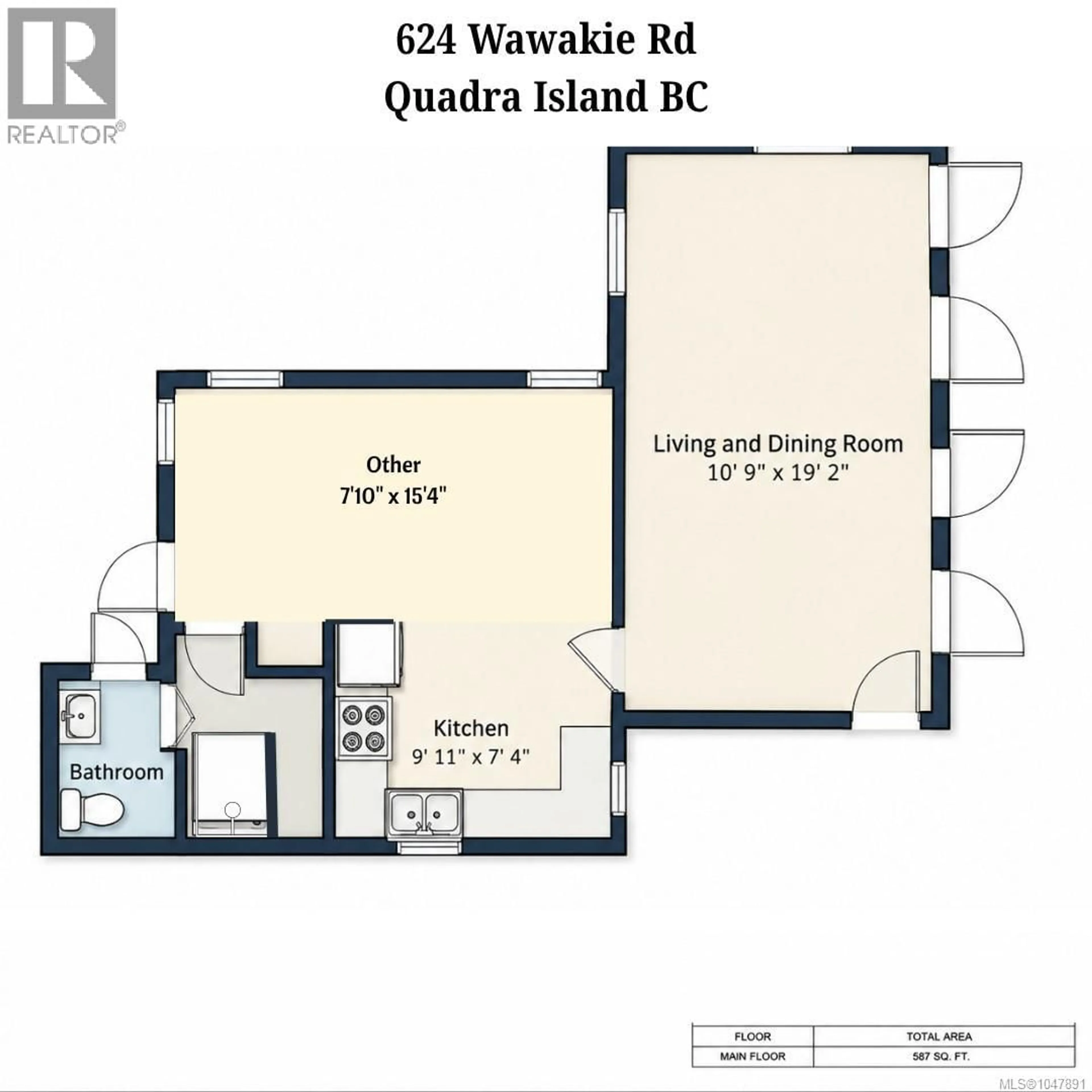 Floor plan for 628 WA WA KIE ROAD, Quadra Island British Columbia V0P0A8