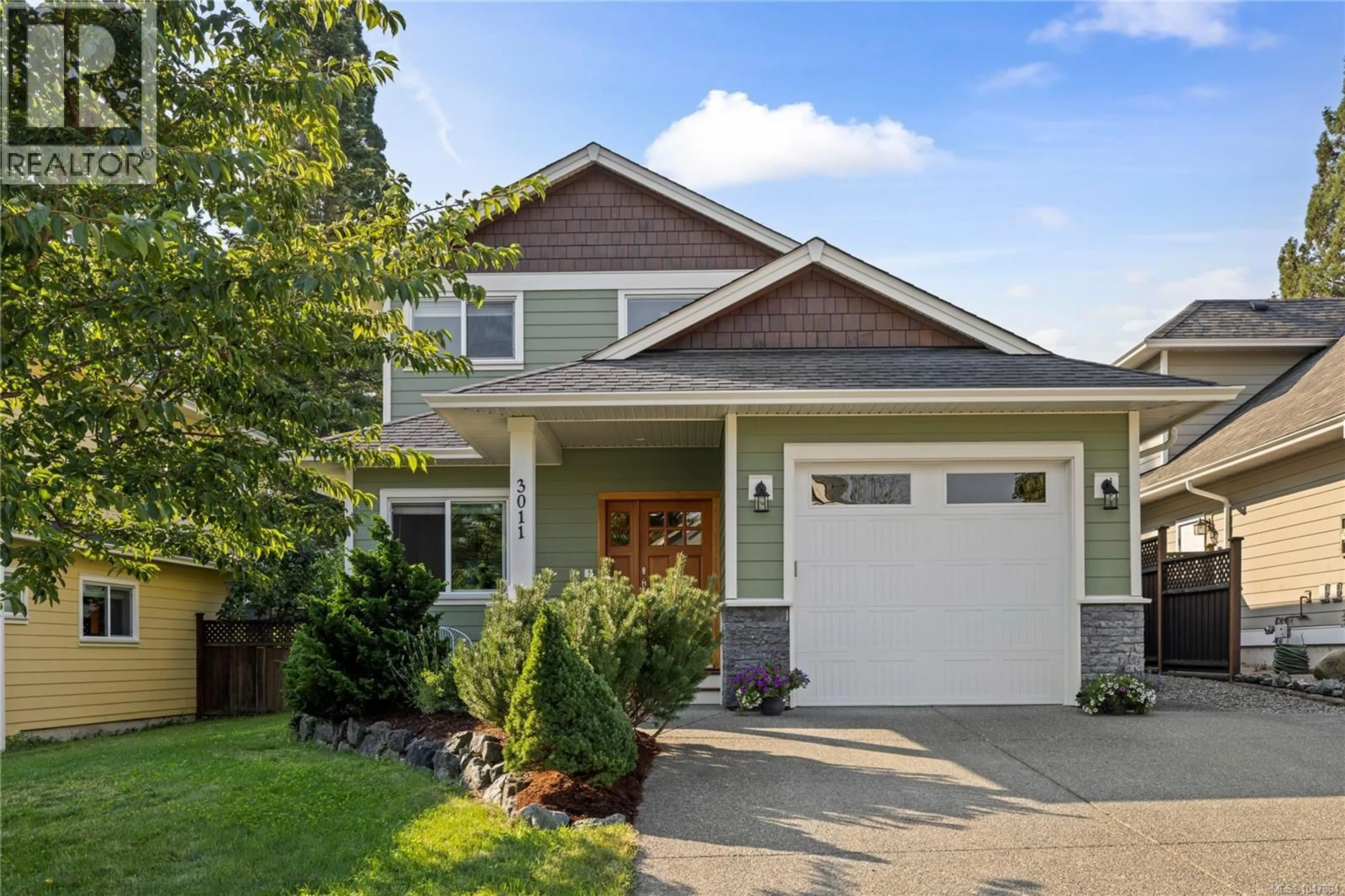 Home with vinyl exterior material, street for 3011 KEYSTONE DRIVE, Duncan British Columbia V9L0E1
