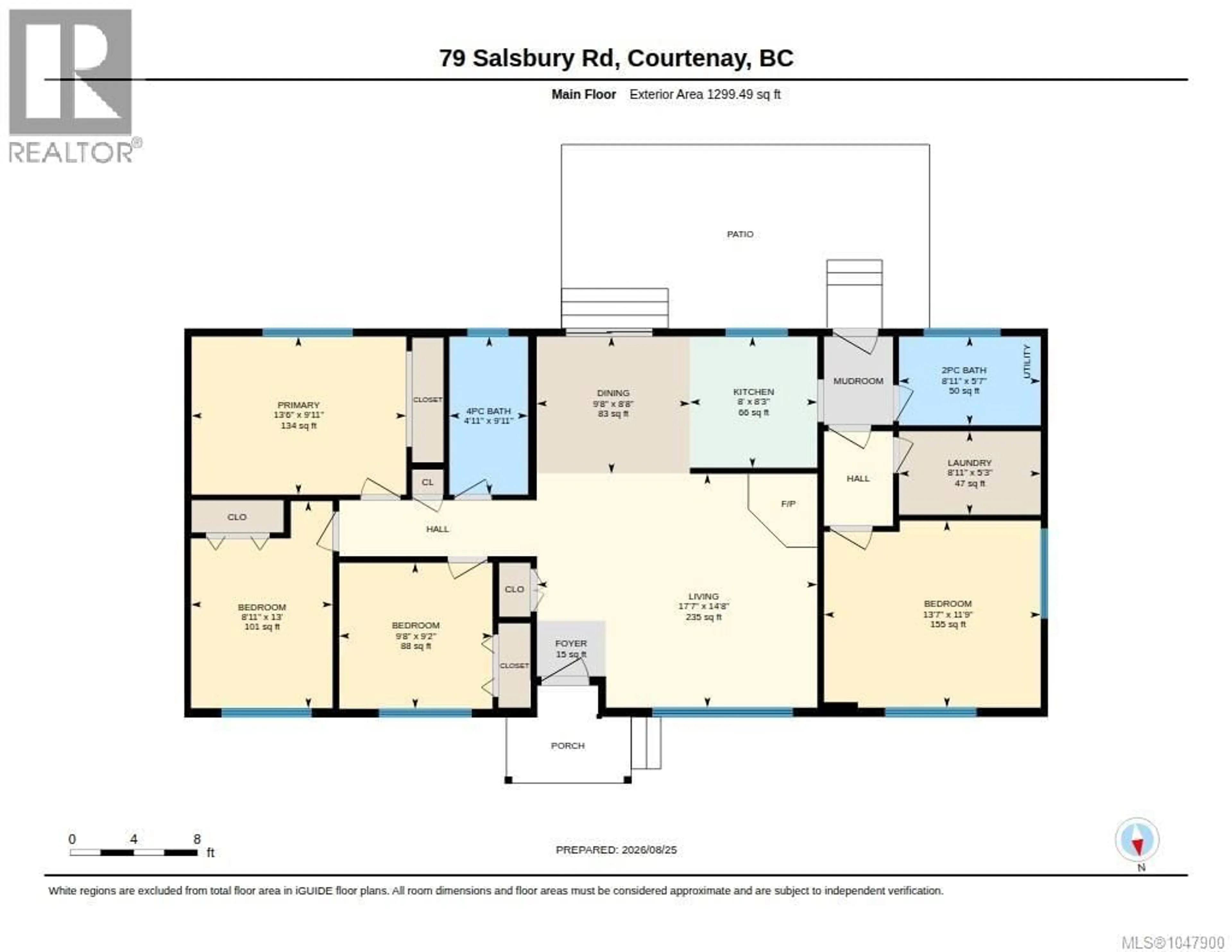 Floor plan for 79 SALSBURY ROAD, Courtenay British Columbia V9N9L7