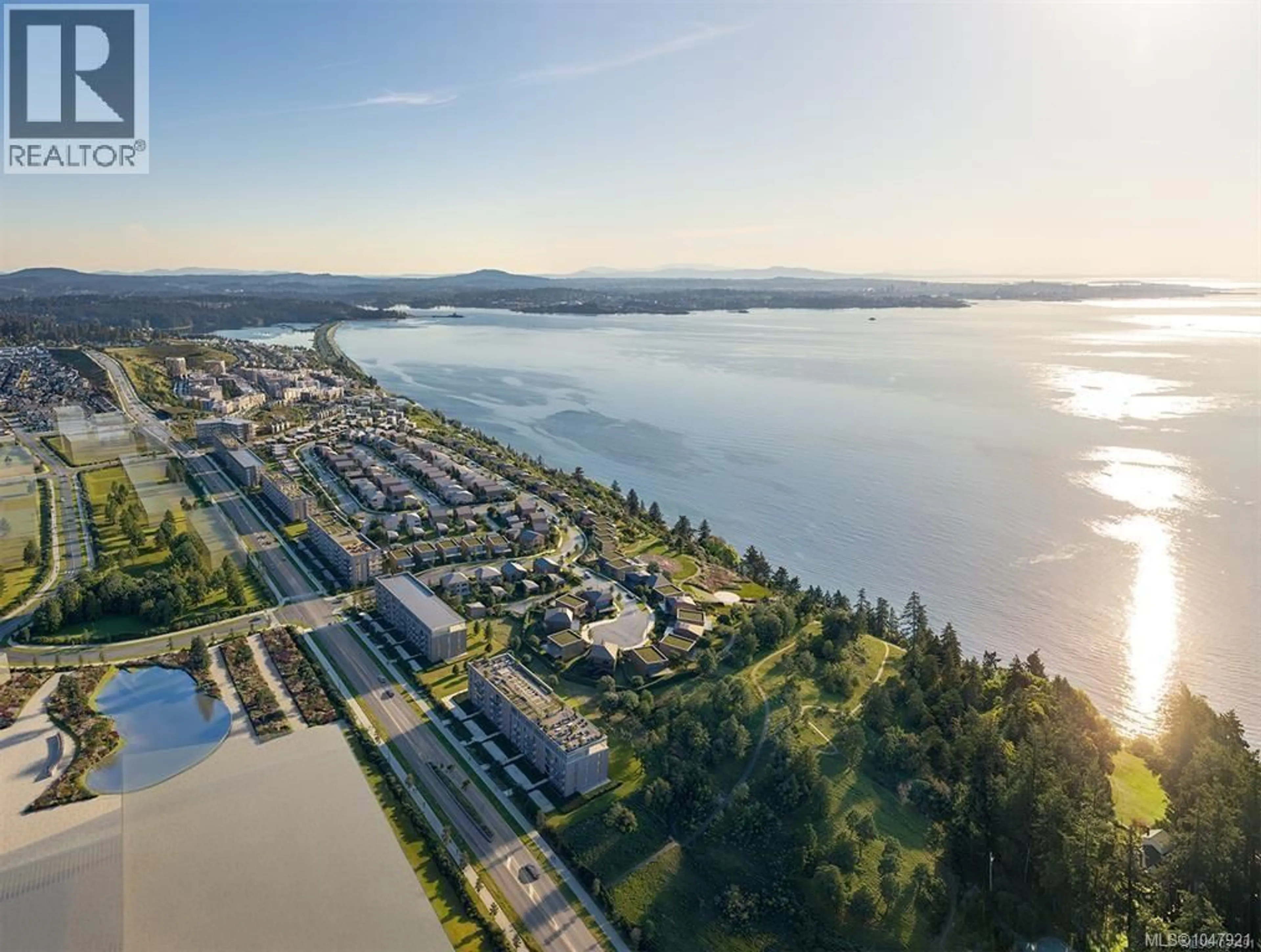 A pic from outside/outdoor area/front of a property/back of a property/a pic from drone, water/lake/river/ocean view for 604 - 3550 SEABLUFF CRESCENT, Colwood British Columbia V9C0P7