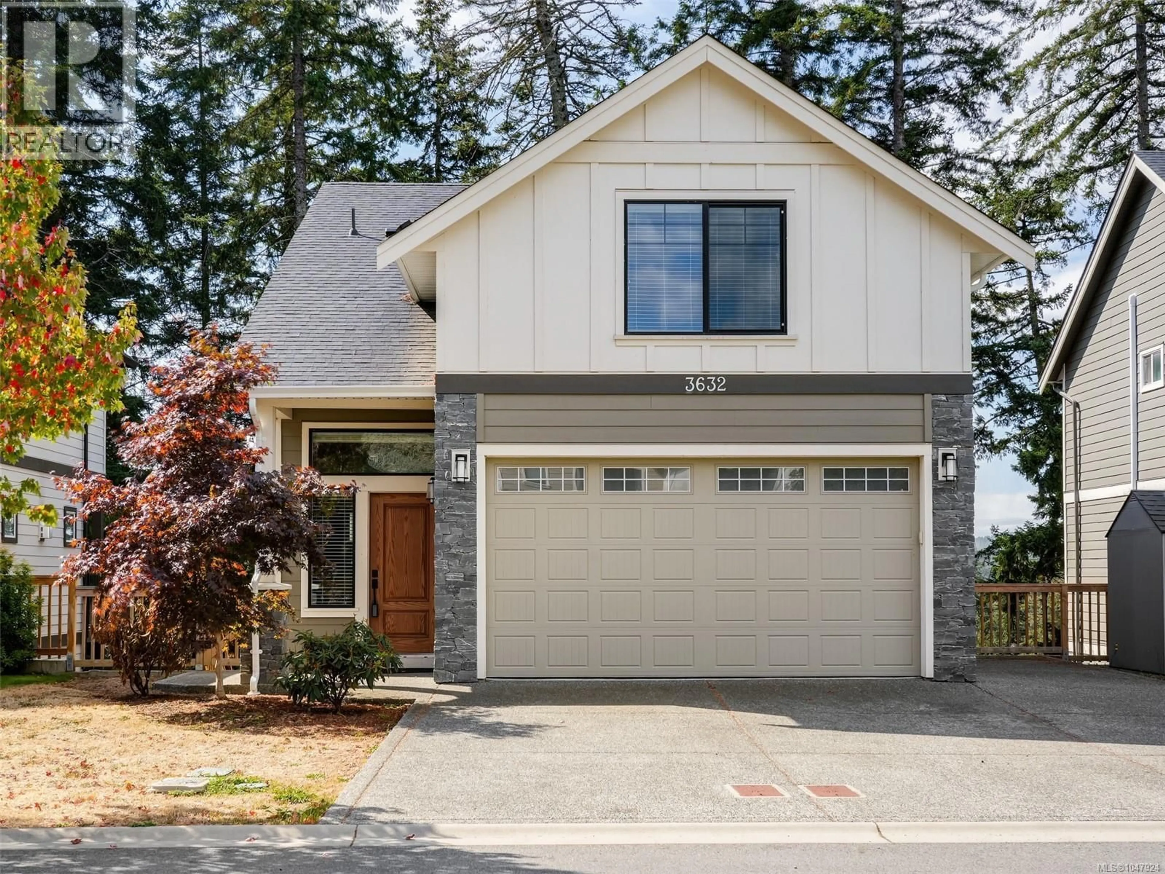 Home with vinyl exterior material, street for 3632 HONEYCRISP AVENUE, Langford British Columbia V9C0N5