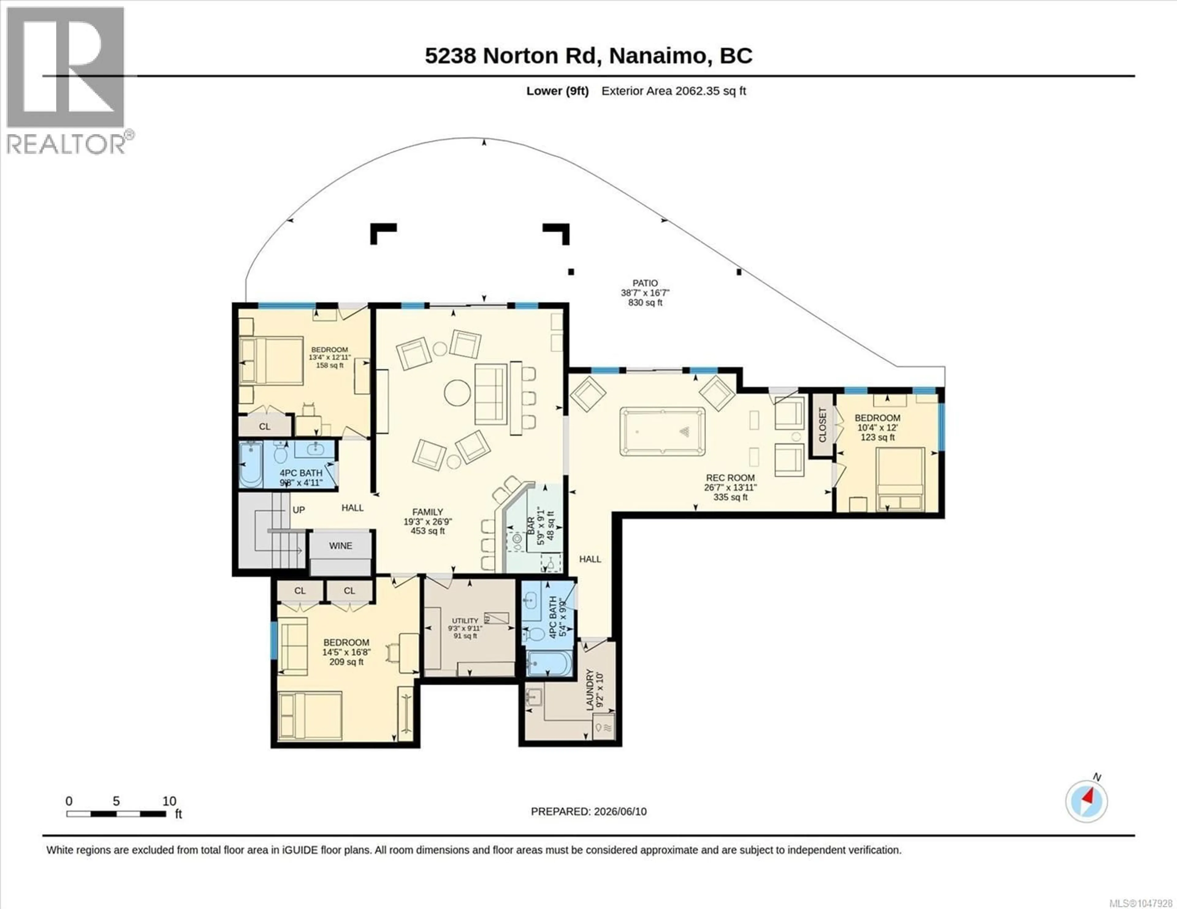Floor plan for 5238 NORTON ROAD, Nanaimo British Columbia V9T0B9