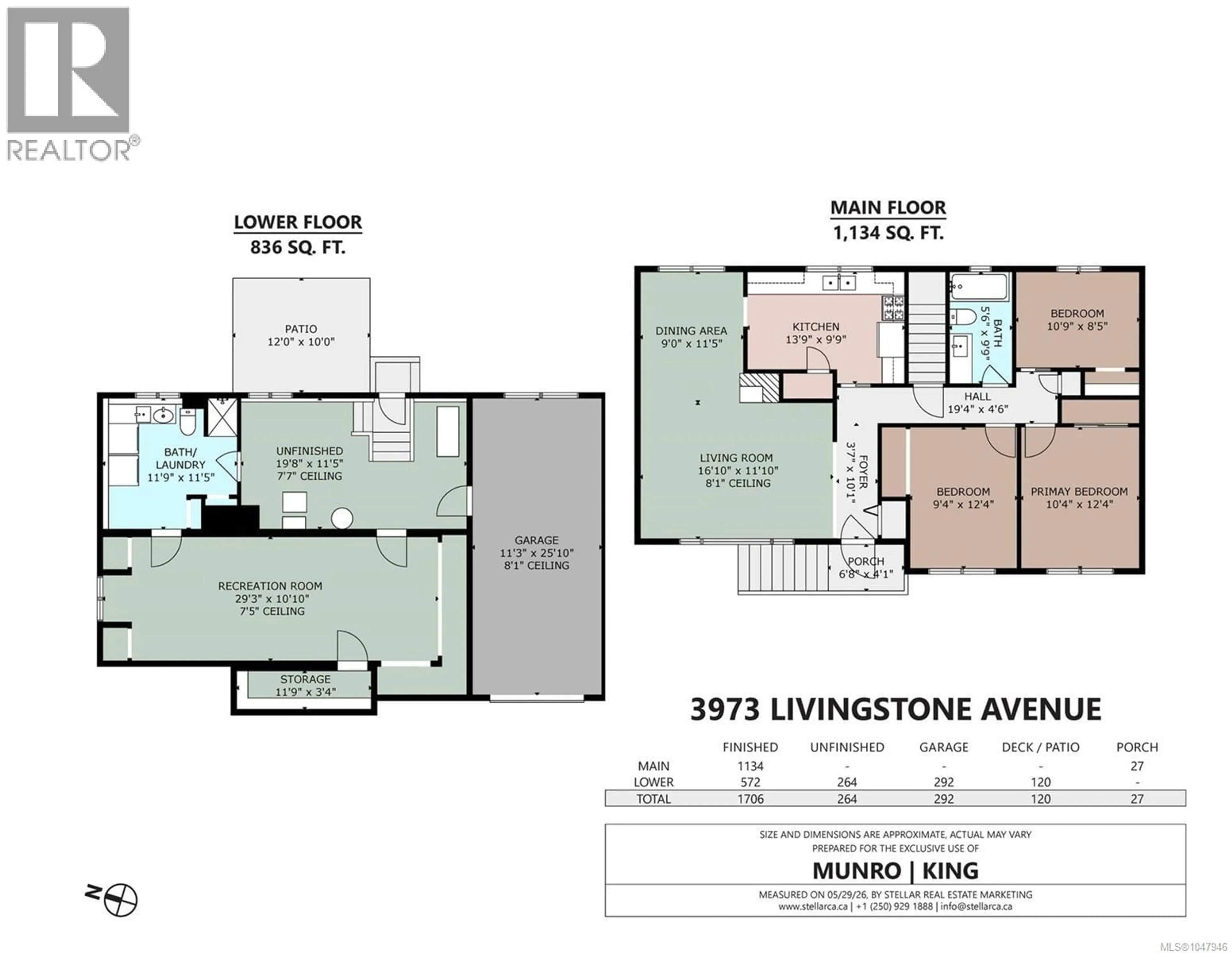 Floor plan for 3973 LIVINGSTONE AVENUE SOUTH, Saanich British Columbia V8N3A5
