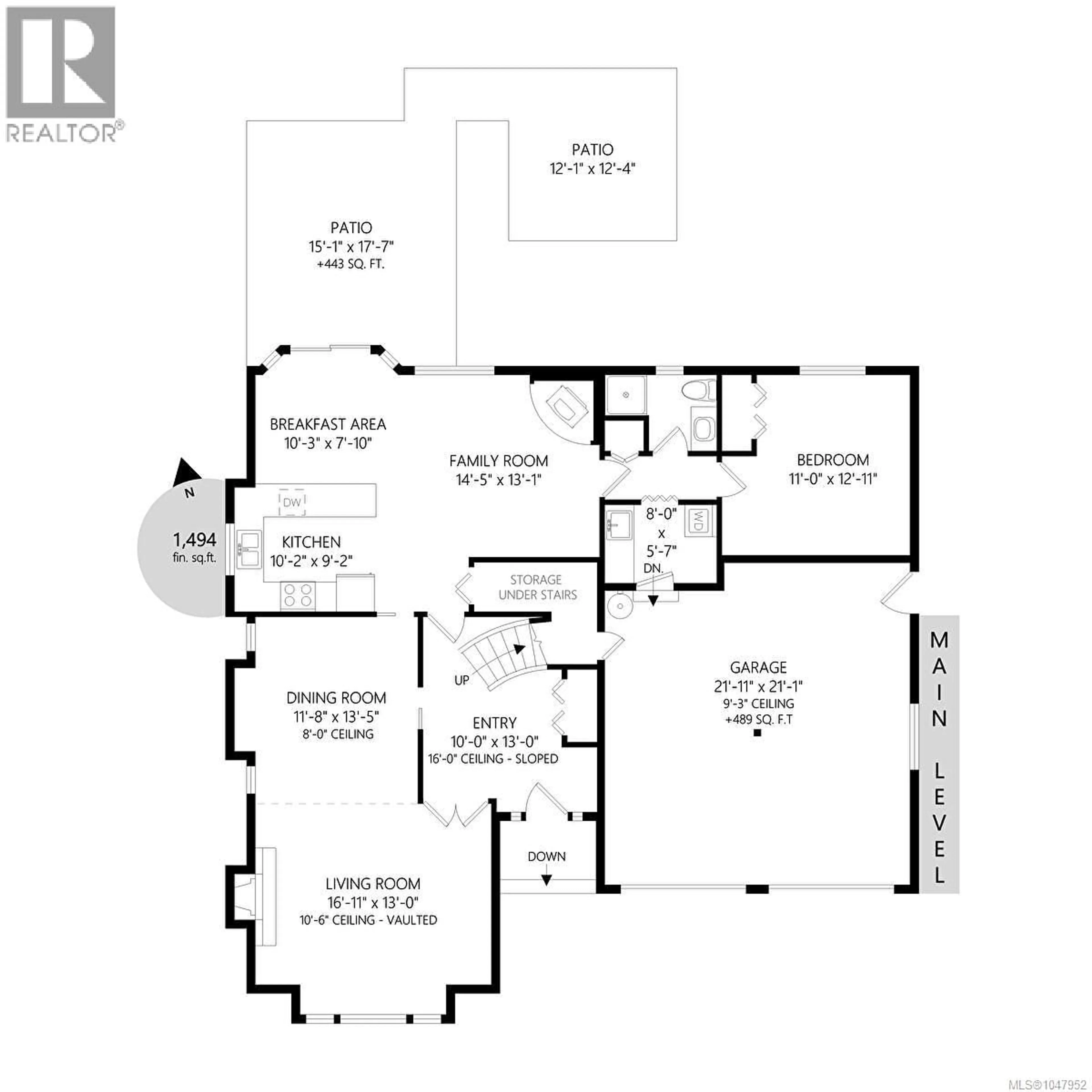 Floor plan for 1880 FRANCISCO TERRACE, Saanich British Columbia V8N6J2