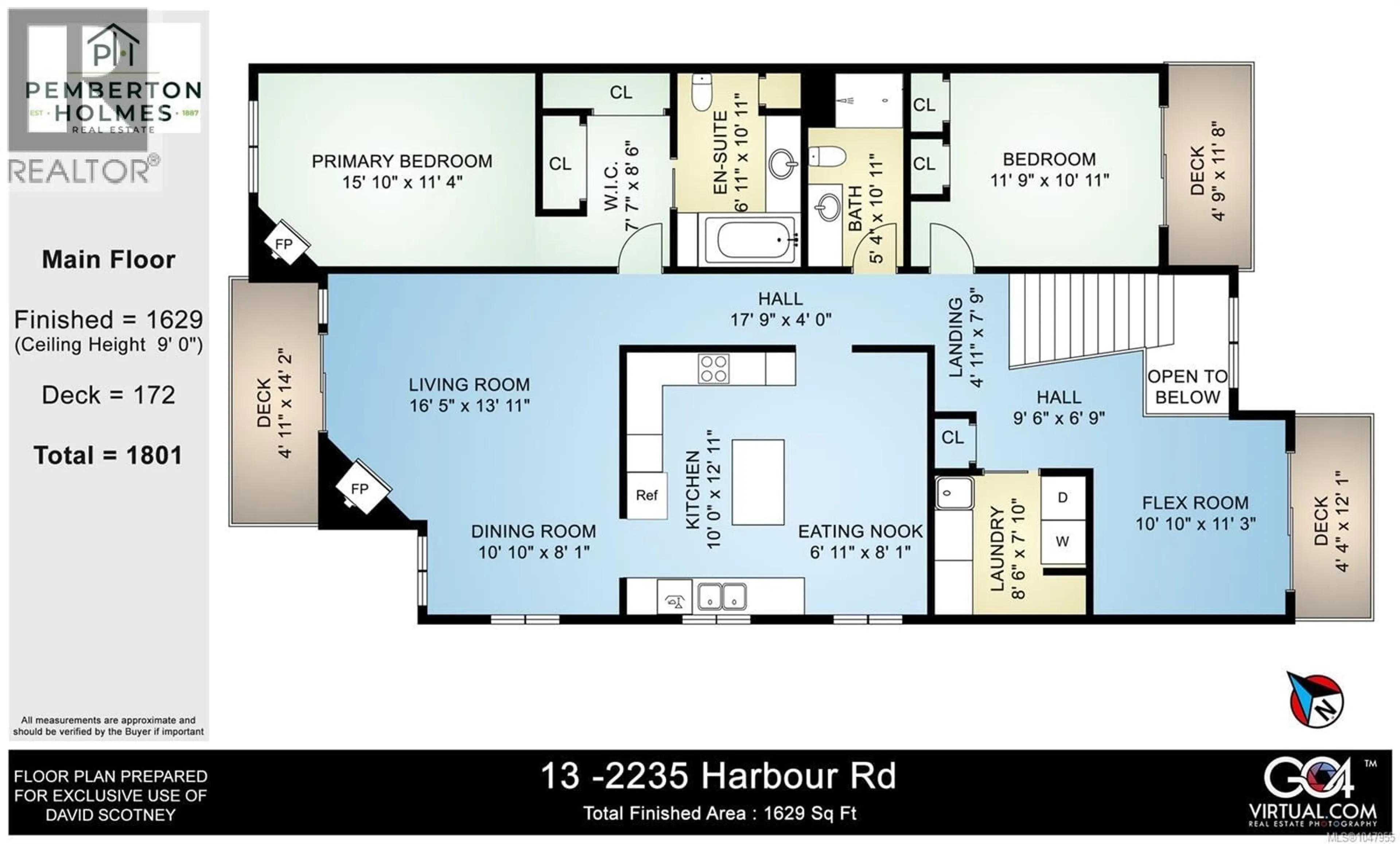 Floor plan for 13 - 2235 HARBOUR ROAD, Sidney British Columbia V8L2P7