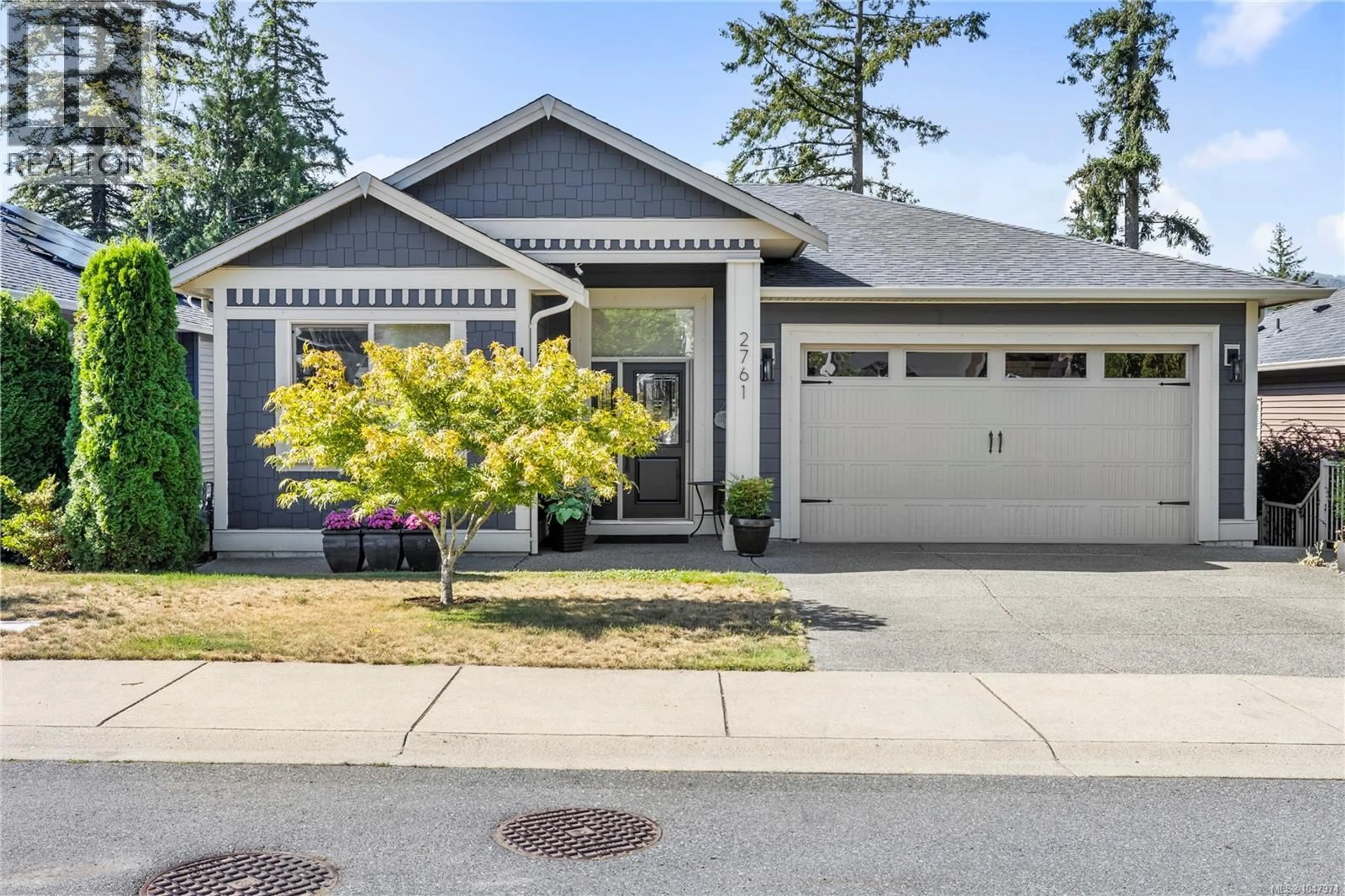 Home with vinyl exterior material, street for 2761 HORTH ROAD, Nanaimo British Columbia V9T5P5