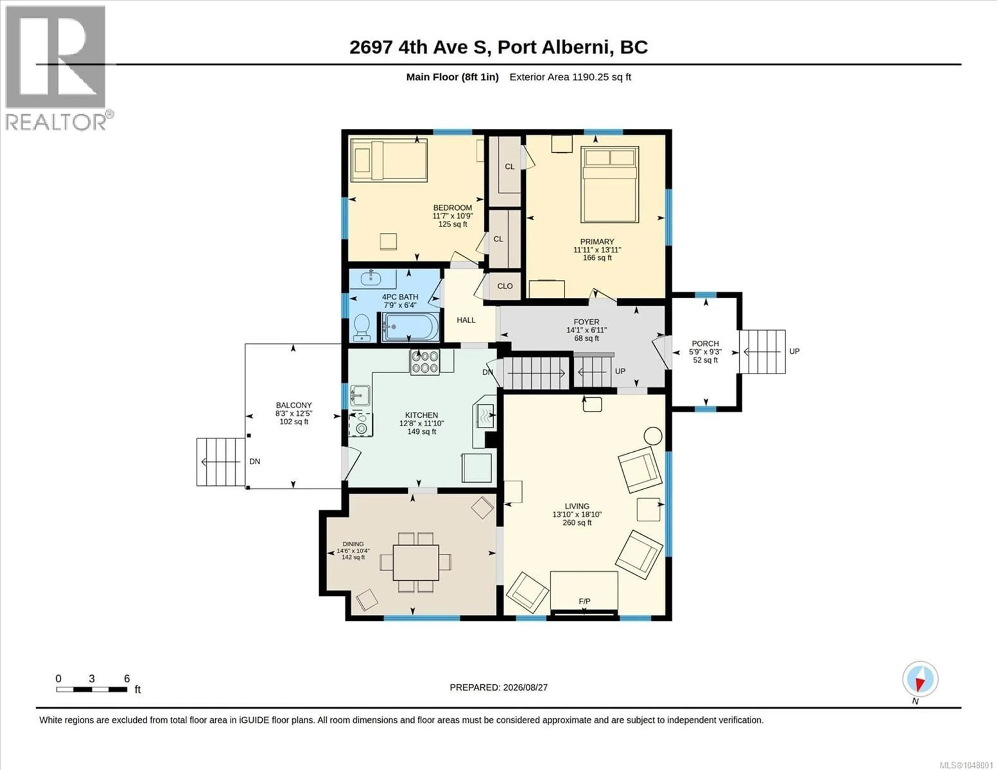 Floor plan for 2697 4TH AVENUE, Port Alberni British Columbia V9Y2C4