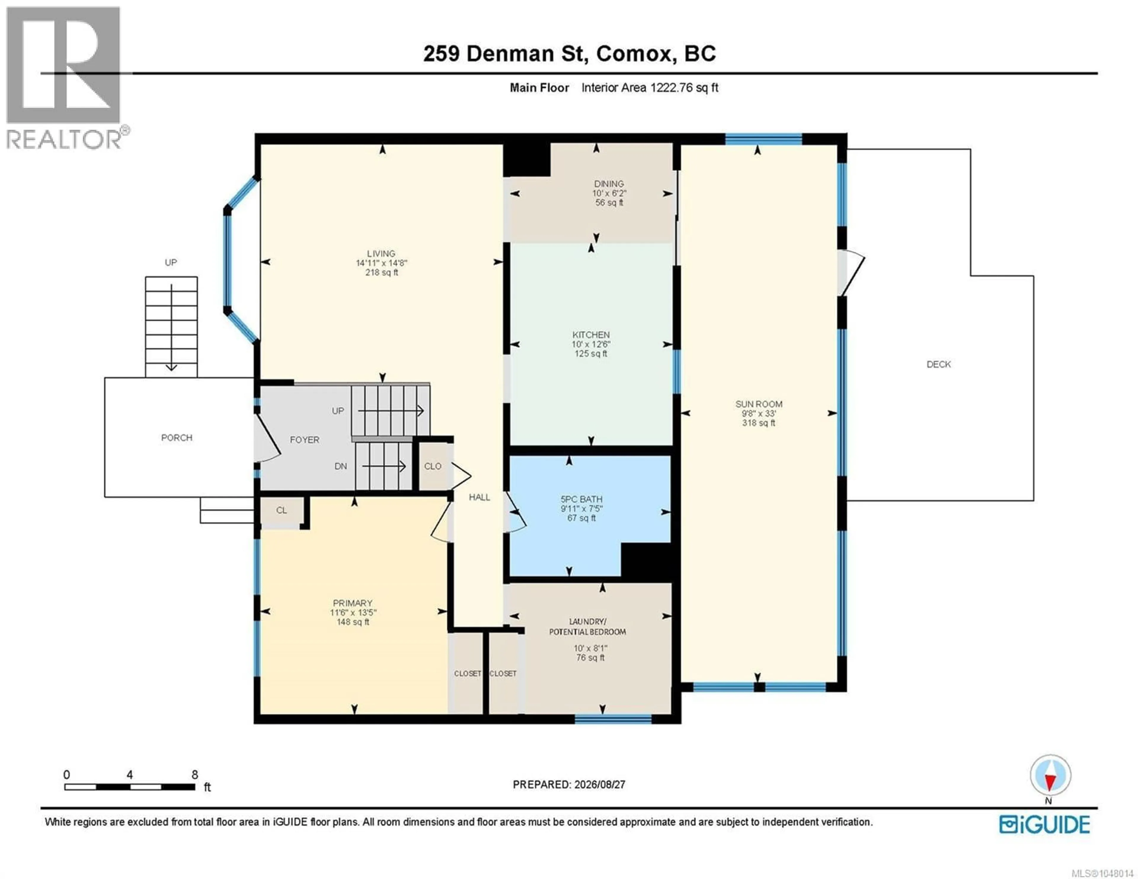 Floor plan for 259 DENMAN STREET, Comox British Columbia V9M3B5
