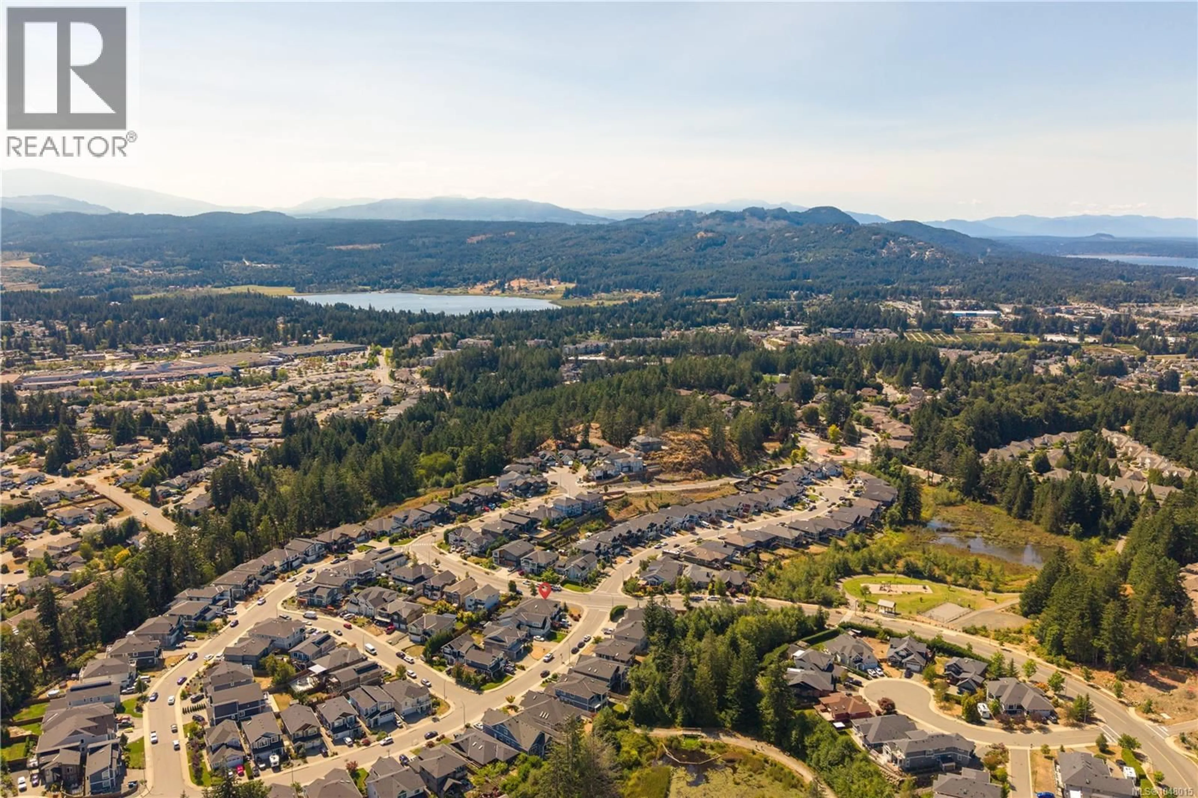 A pic from outside/outdoor area/front of a property/back of a property/a pic from drone, mountain view for 5797 LINYARD ROAD, Nanaimo British Columbia V9T0G6
