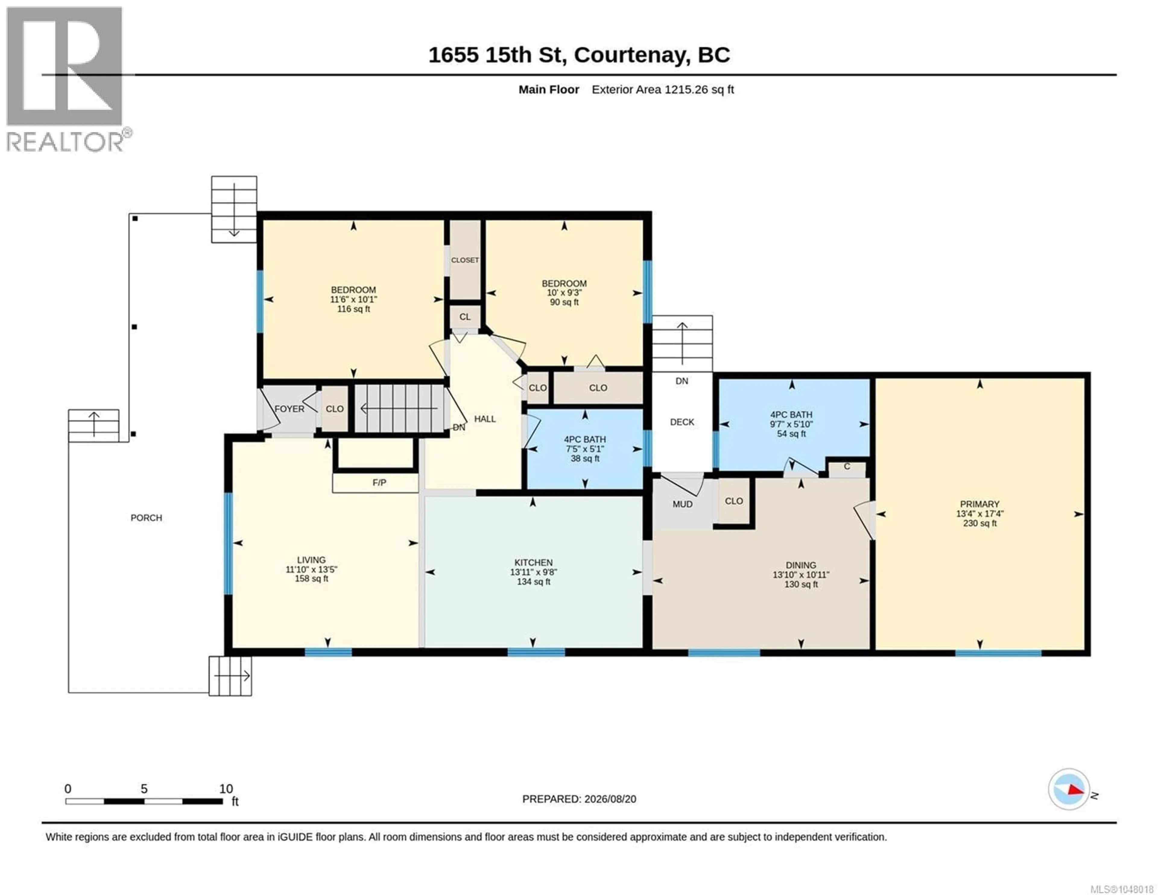 Floor plan for 1655 15TH STREET, Courtenay British Columbia V9N2C3