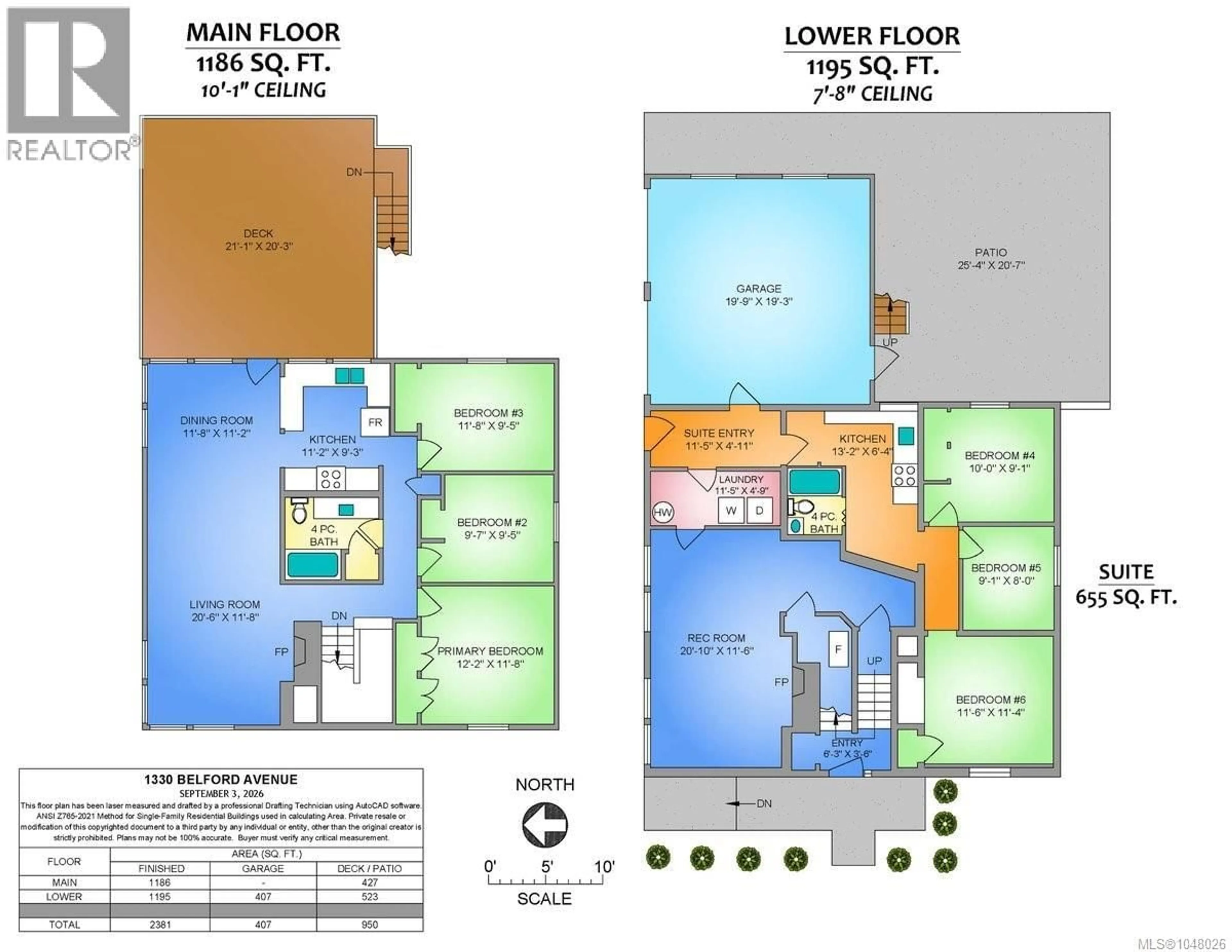 Floor plan for 1330 BELFORD AVENUE, Nanaimo British Columbia V9S4A6