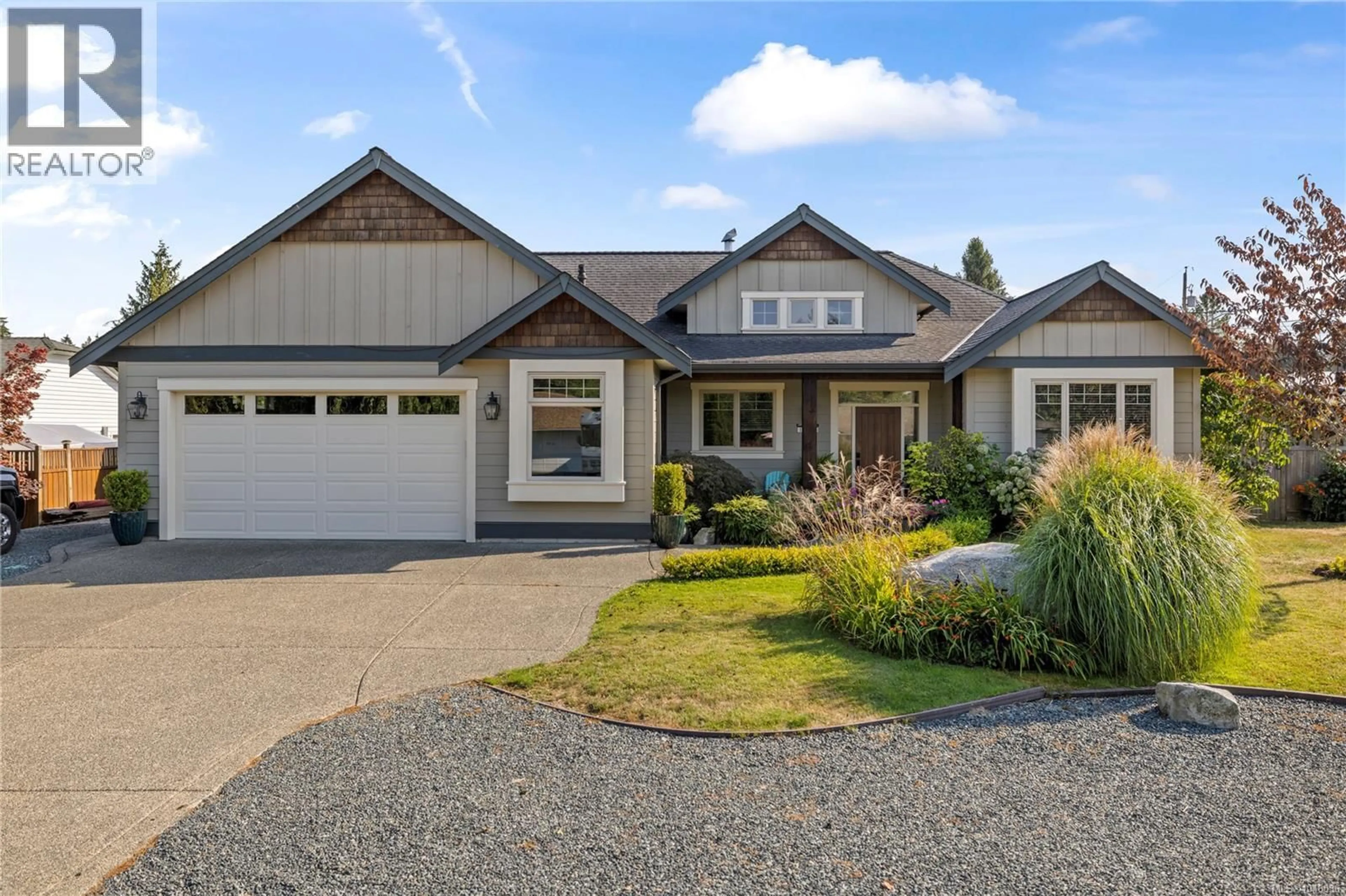 Home with vinyl exterior material, street for 1254 ORMONDE ROAD, Parksville British Columbia V9P1W4